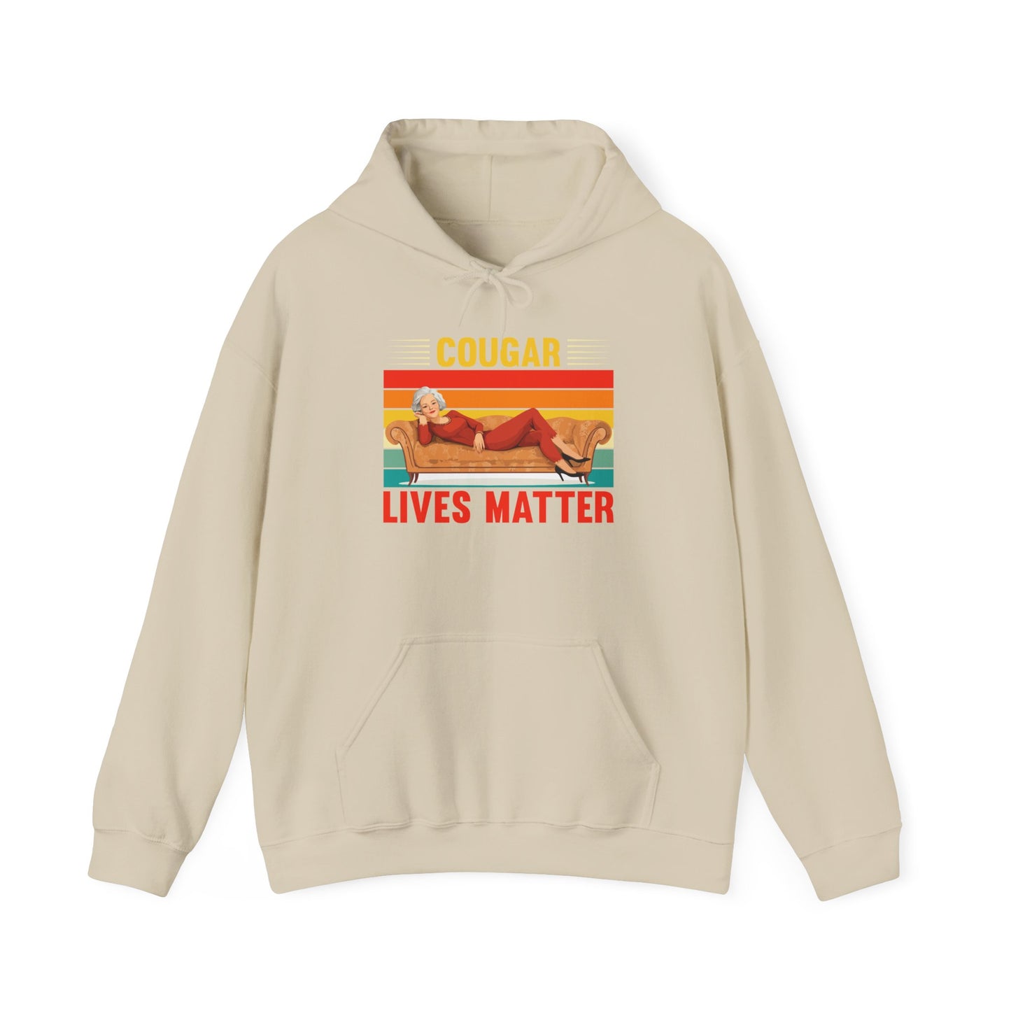 Cougar Lives Matter - Unisex Heavy Blend™ Hooded Sweatshirt
