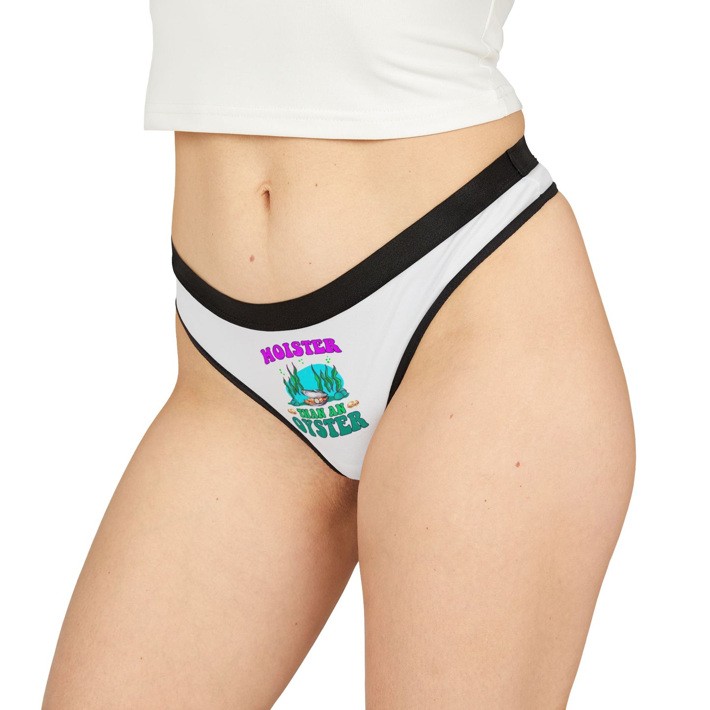 Moister Than An Oyster - Women's Thongs (AOP)