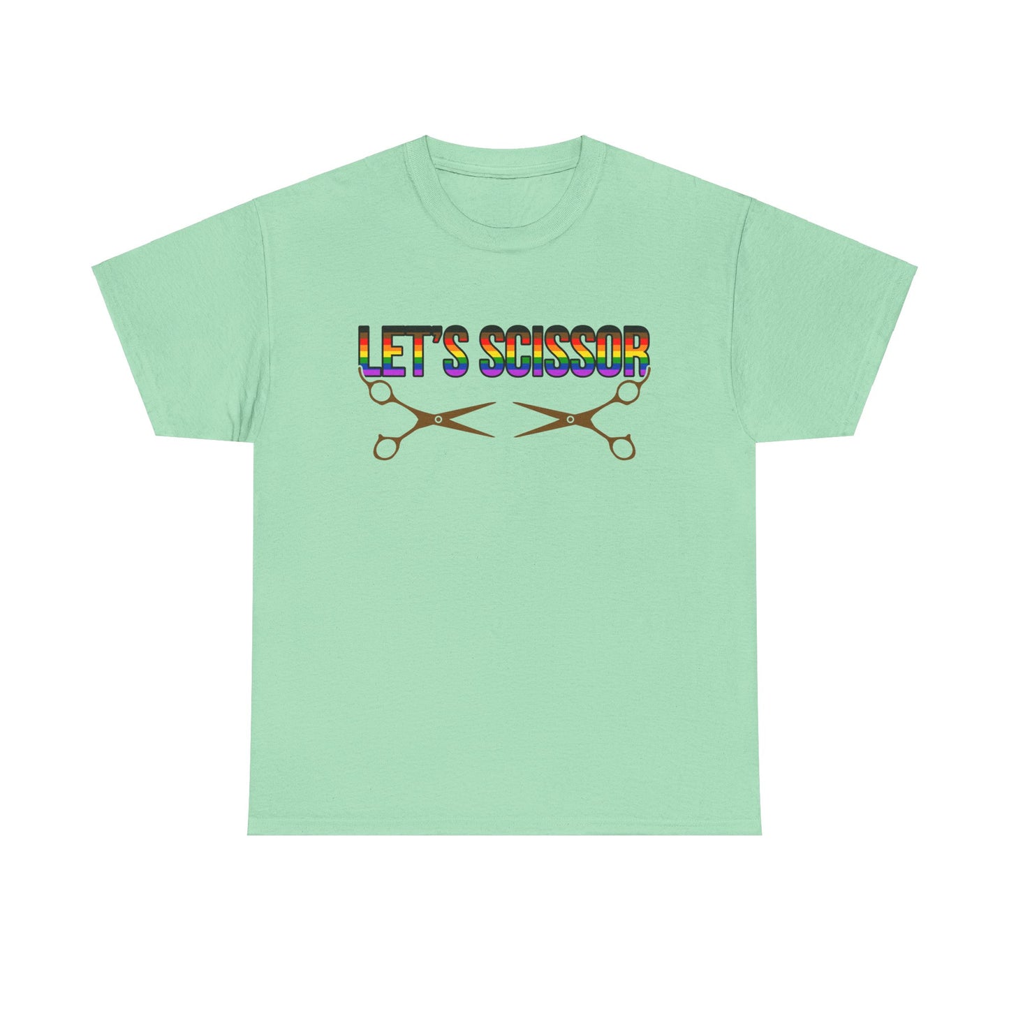 Let's Scissor - Unisex Heavy Cotton Tee