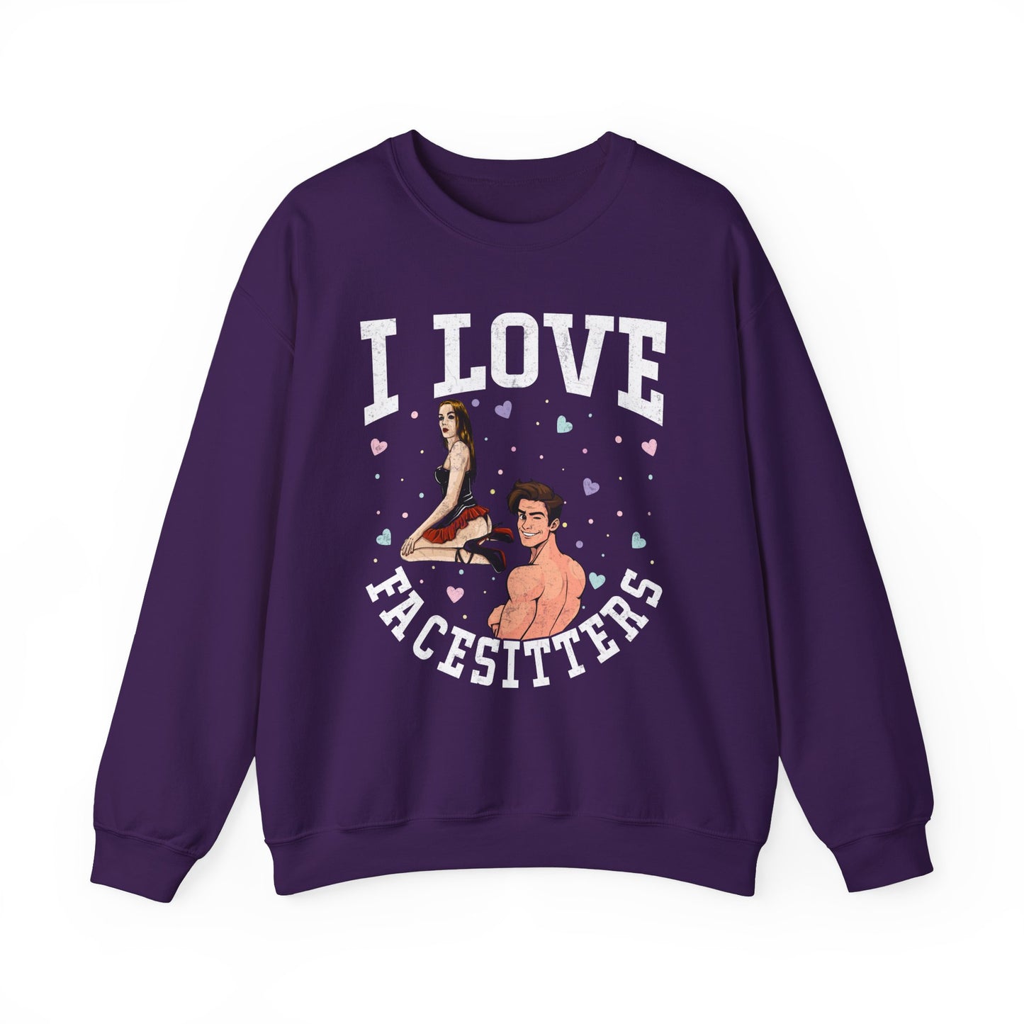 I Love Facesitters - Unisex Heavy Blend™ Crewneck Sweatshirt