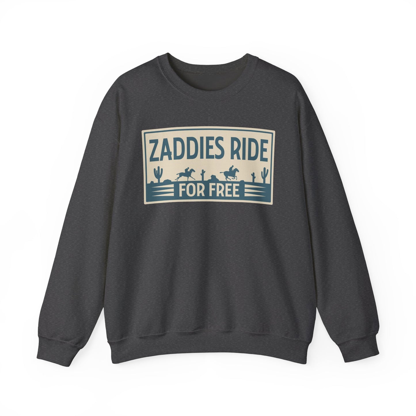 Zaddies Ride For Free - Unisex Heavy Blend™ Crewneck Sweatshirt