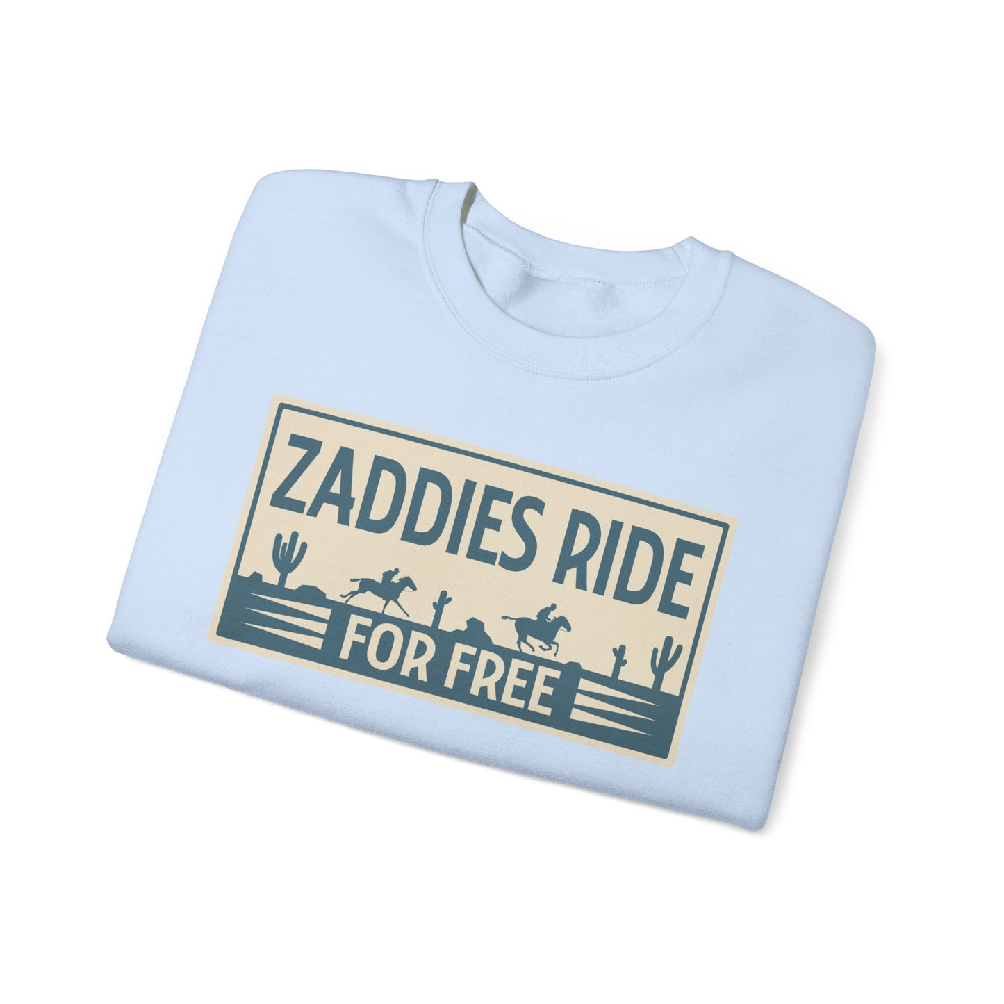 Zaddies Ride For Free - Unisex Heavy Blend™ Crewneck Sweatshirt