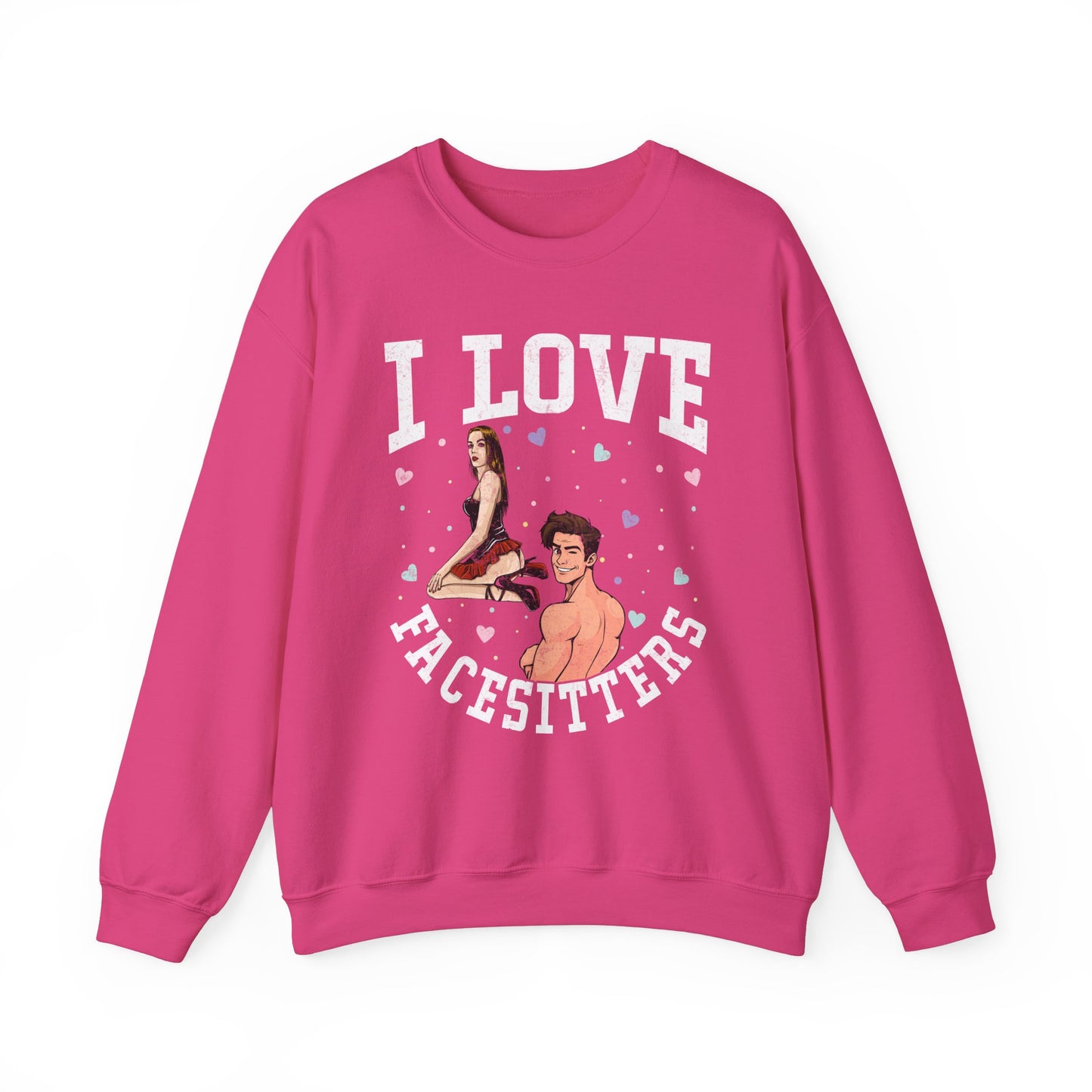 I Love Facesitters - Unisex Heavy Blend™ Crewneck Sweatshirt