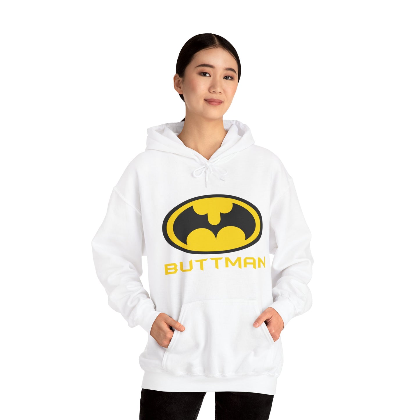 Butt Man - Funny Unisex Heavy Blend Hoodie