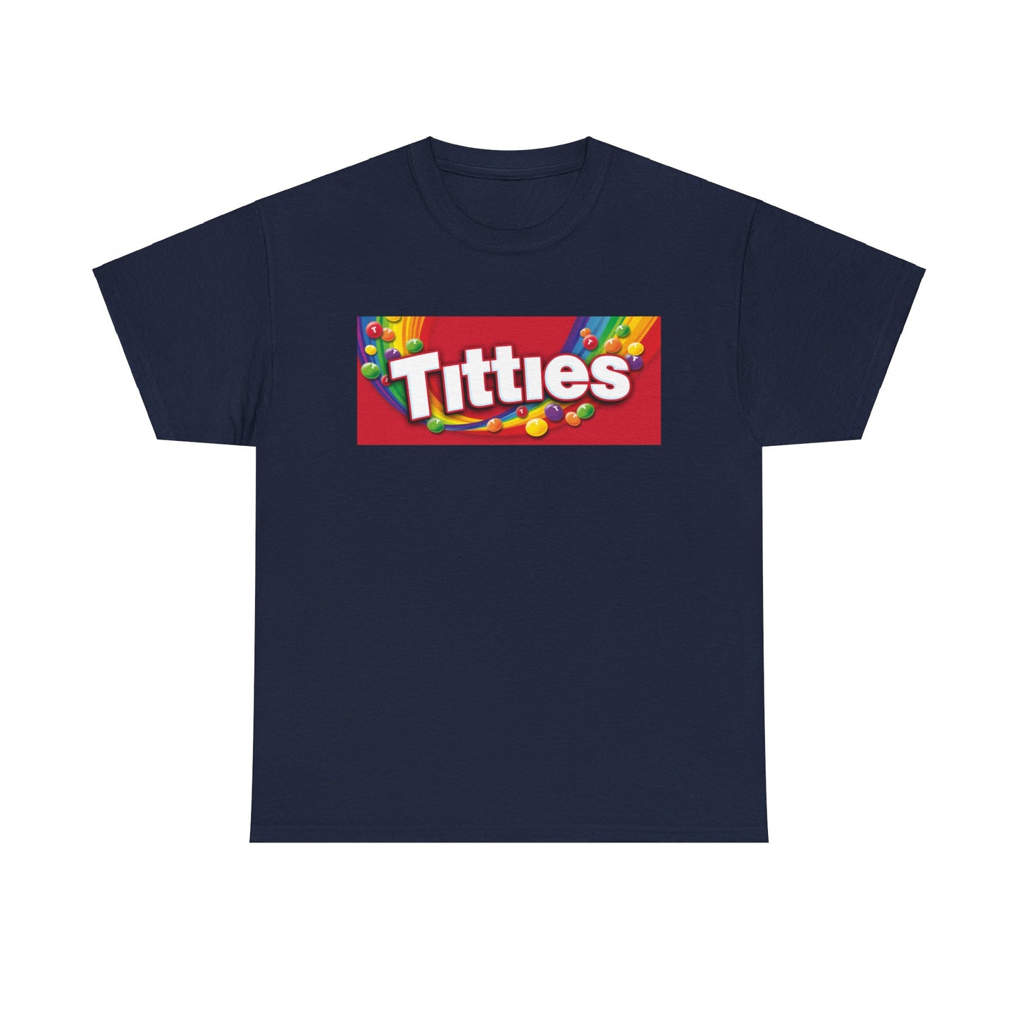 Titties - Funny Unisex Heavy Cotton Tee
