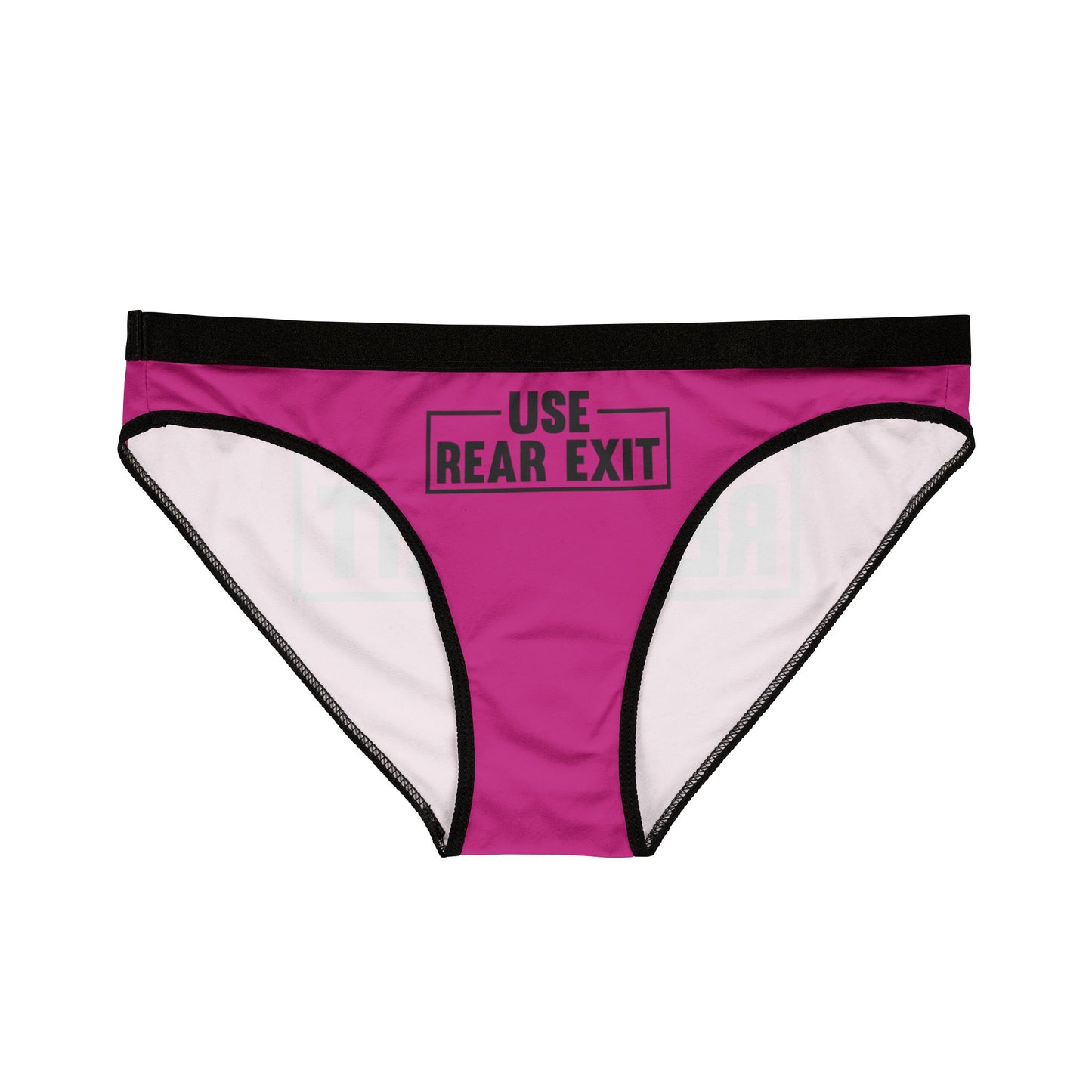Use Rear Exit - Pink - Women's Underwear (AOP)