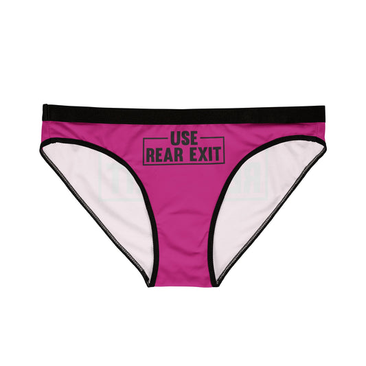 Use Rear Exit - Pink - Women's Underwear (AOP)