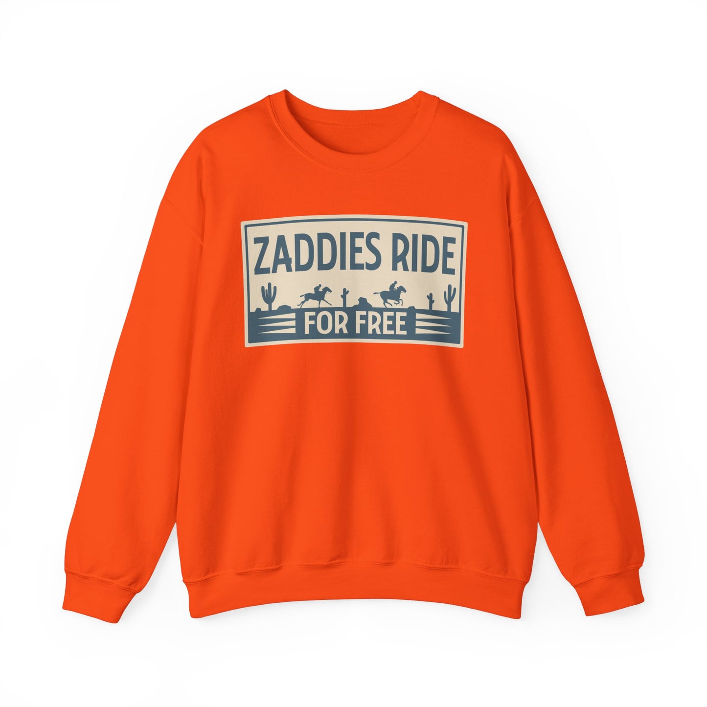 Zaddies Ride For Free - Unisex Heavy Blend™ Crewneck Sweatshirt