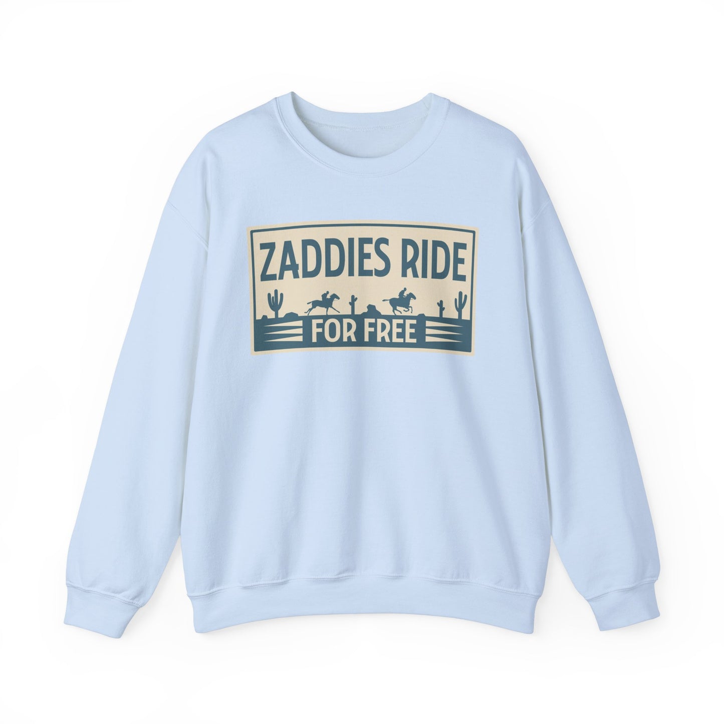 Zaddies Ride For Free - Unisex Heavy Blend™ Crewneck Sweatshirt