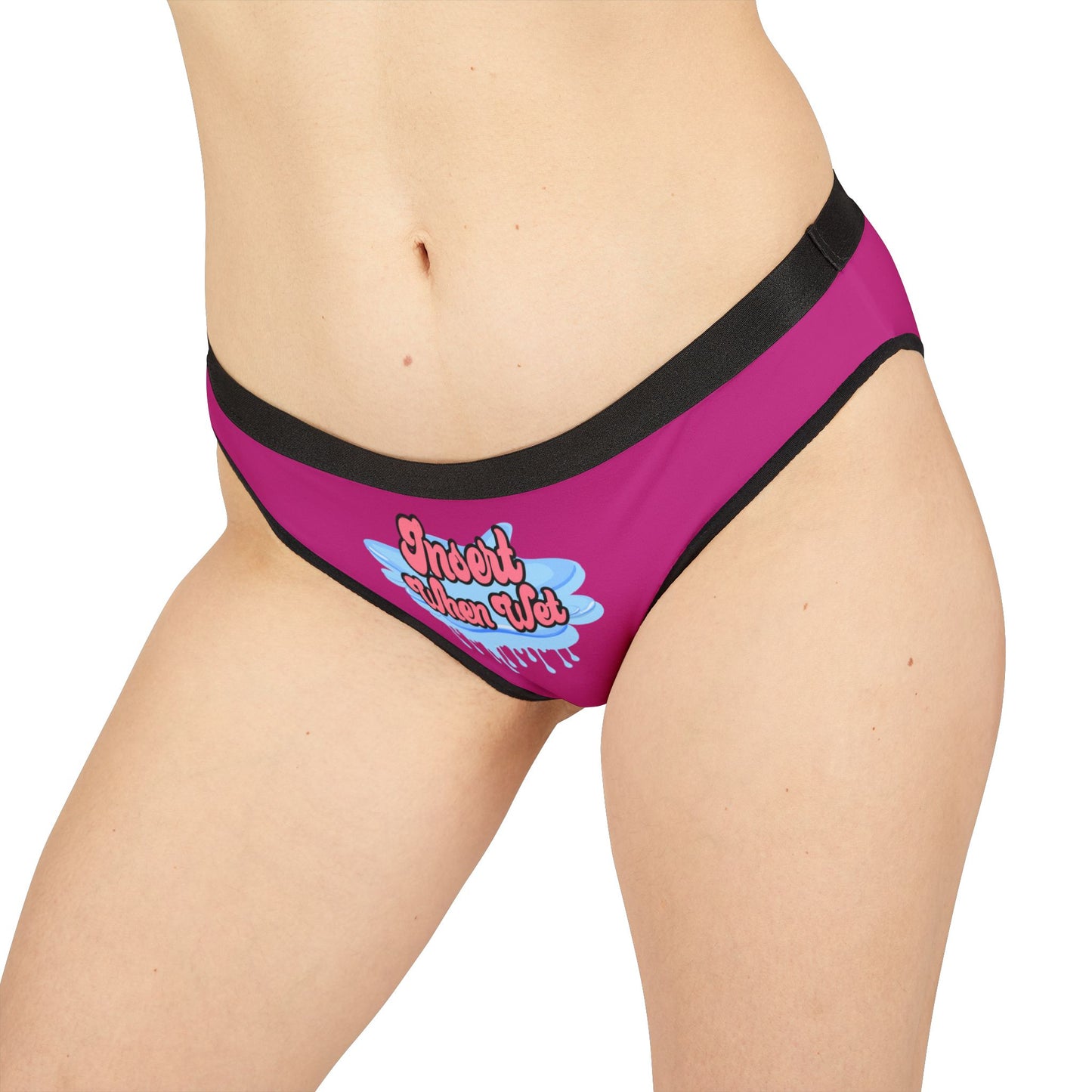 Insert When Wet - Pink - Women's Underwear (AOP)