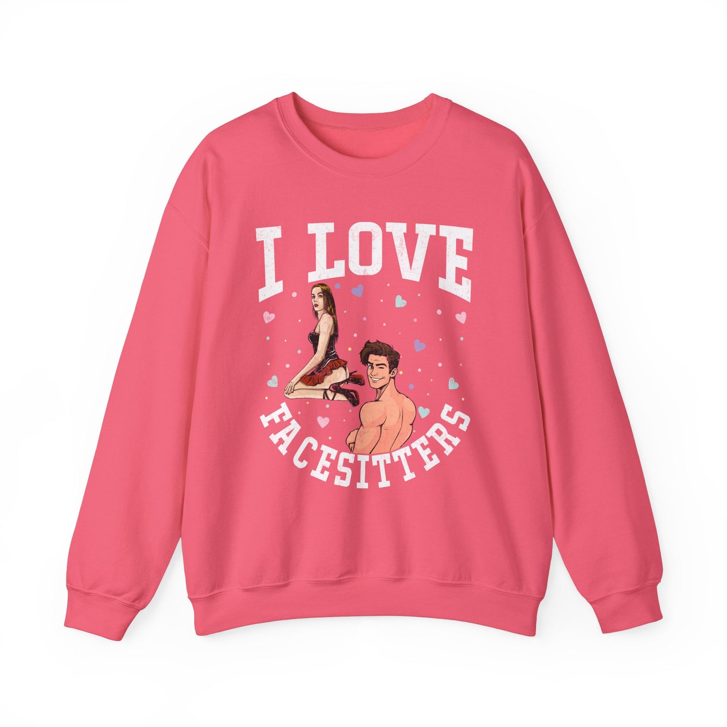 I Love Facesitters - Unisex Heavy Blend™ Crewneck Sweatshirt