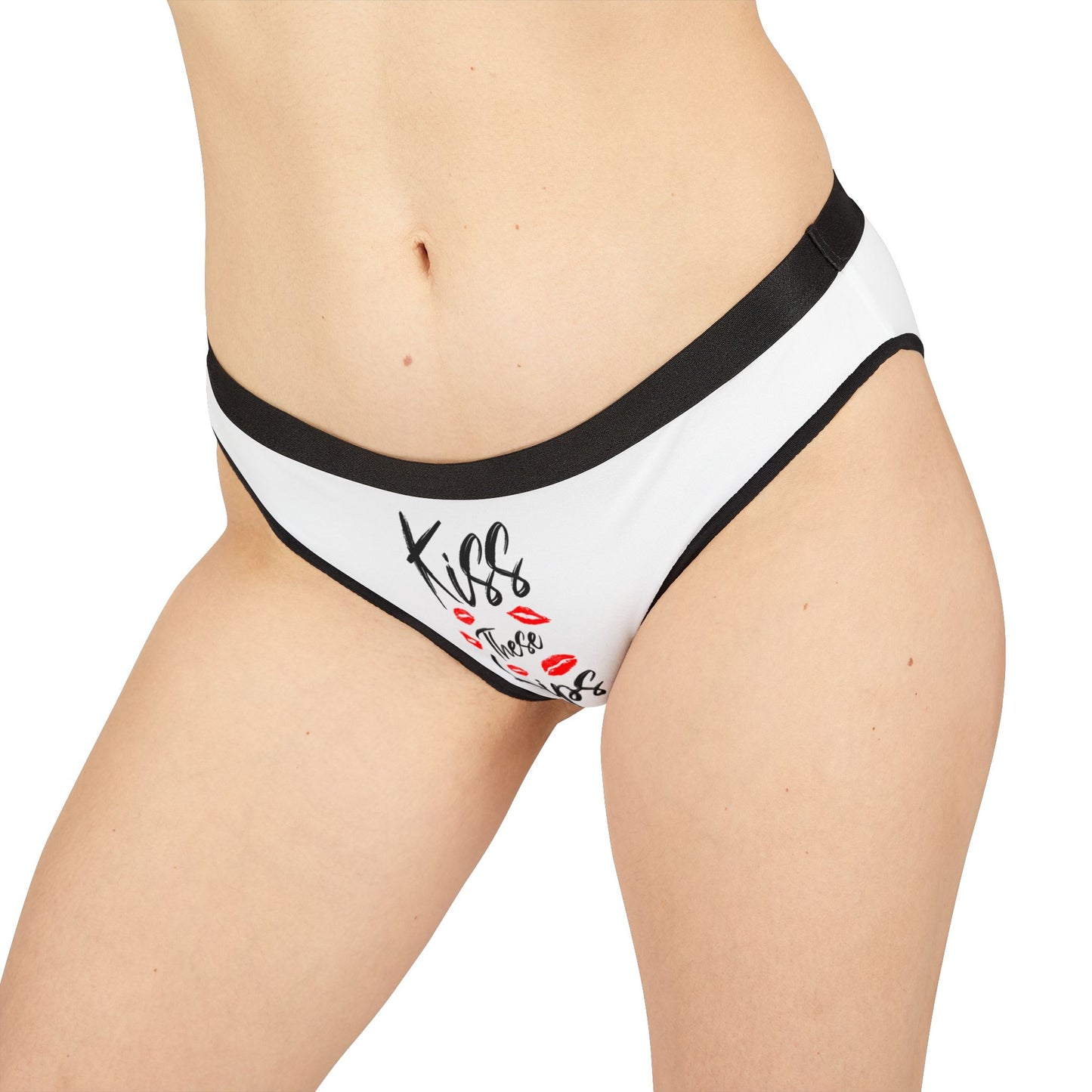 Kiss These Lips - White - Women's Underwear (AOP)