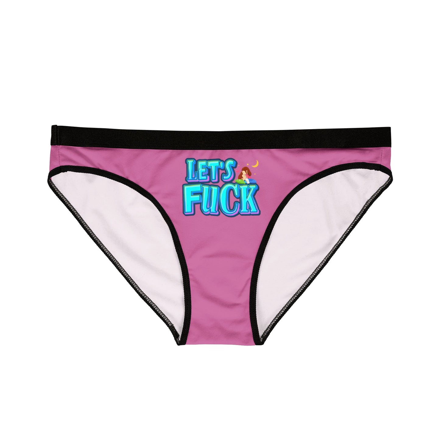 Let's Fuck - Light Pink - Women's Underwear (AOP)