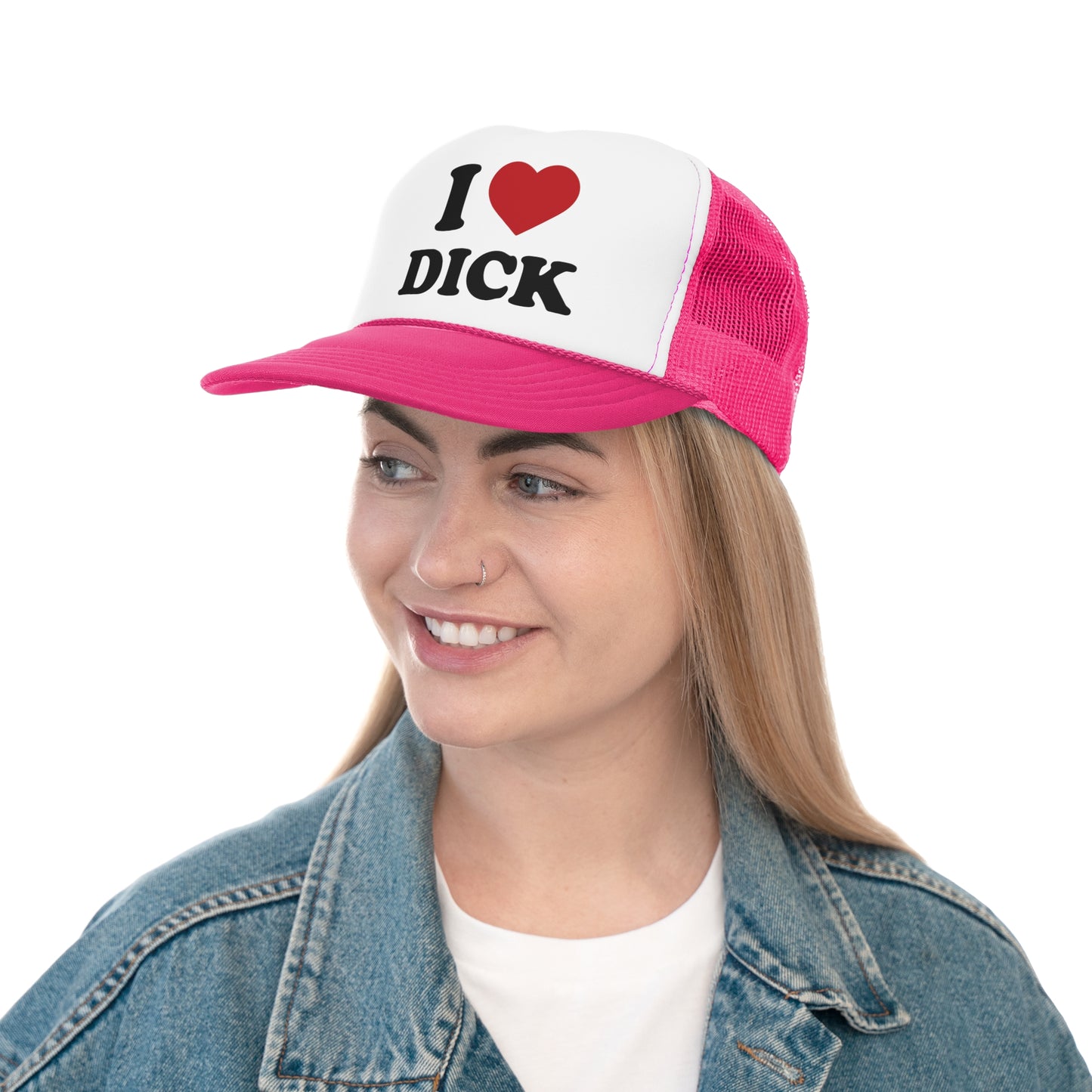 I Heart Dick - Funny Trucker Caps
