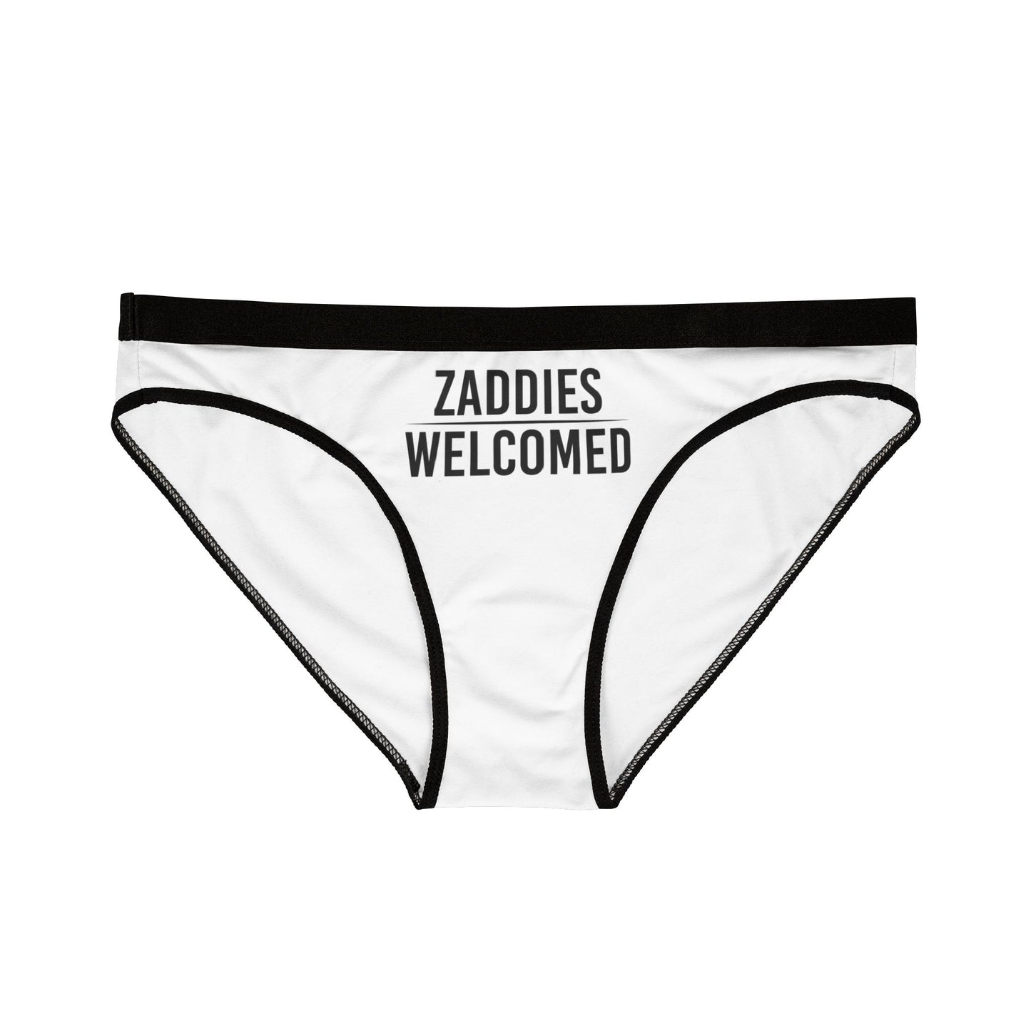 Zaddies Welcomed - White - Women's Underwear (AOP)