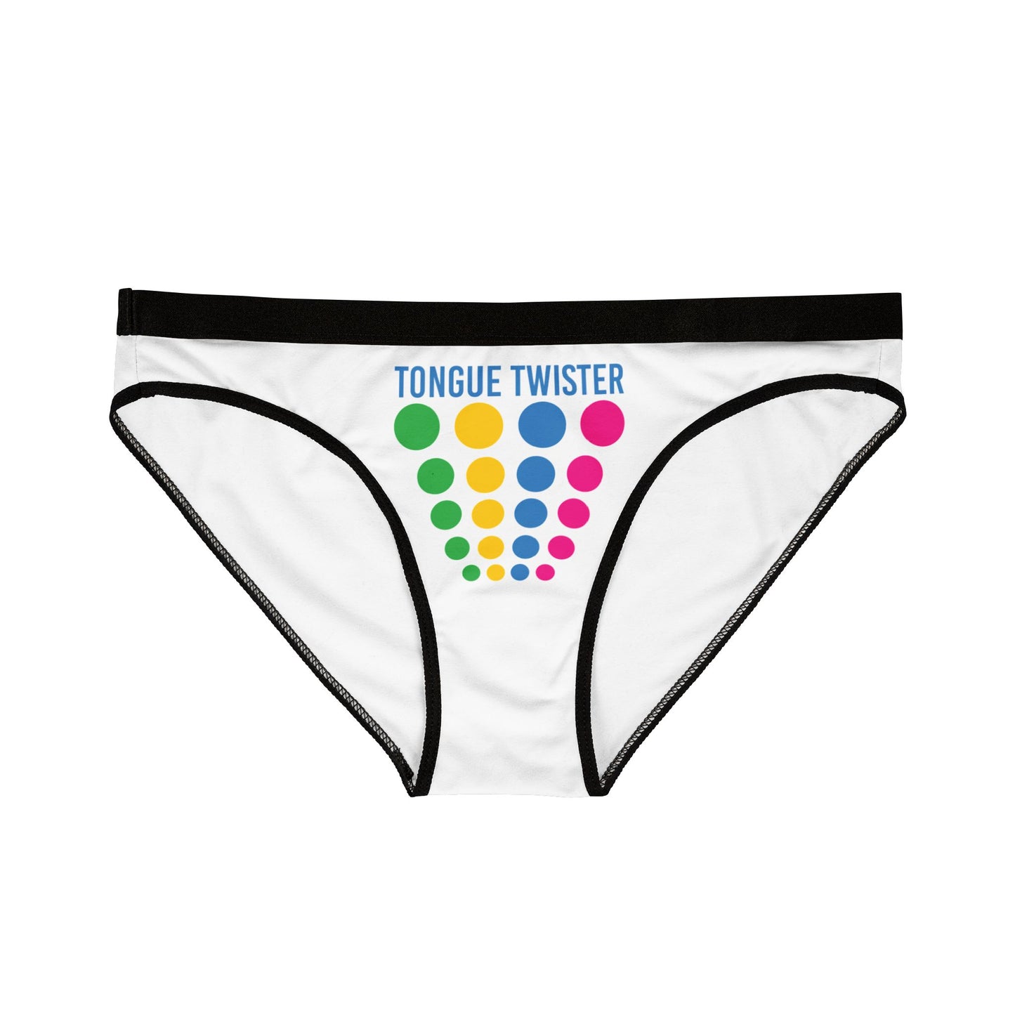 Tongue Twister - White - Women's Underwear (AOP)