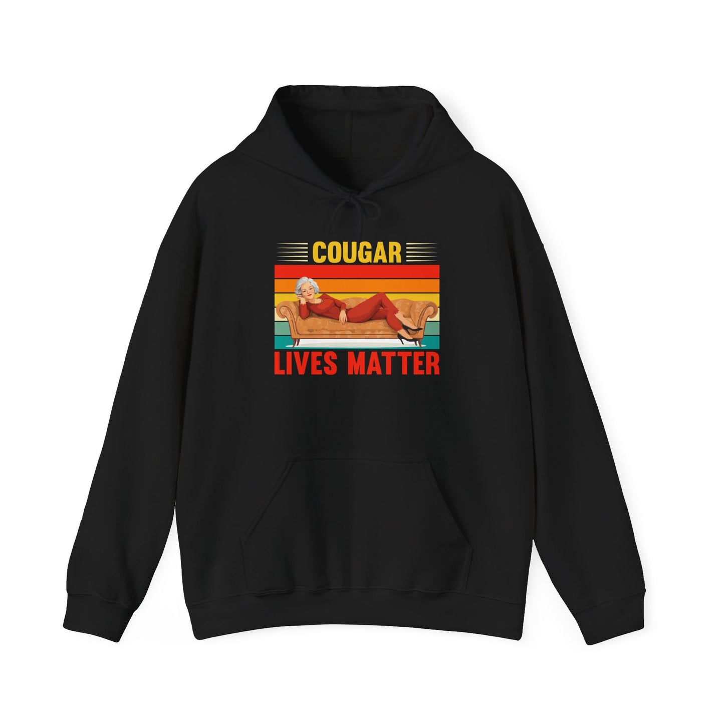 Cougar Lives Matter - Unisex Heavy Blend™ Hooded Sweatshirt
