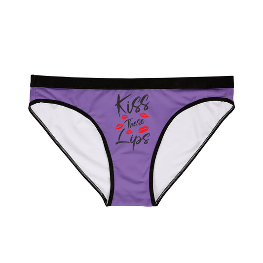 Kiss These Lips - Light Purple - Women's Underwear (AOP)