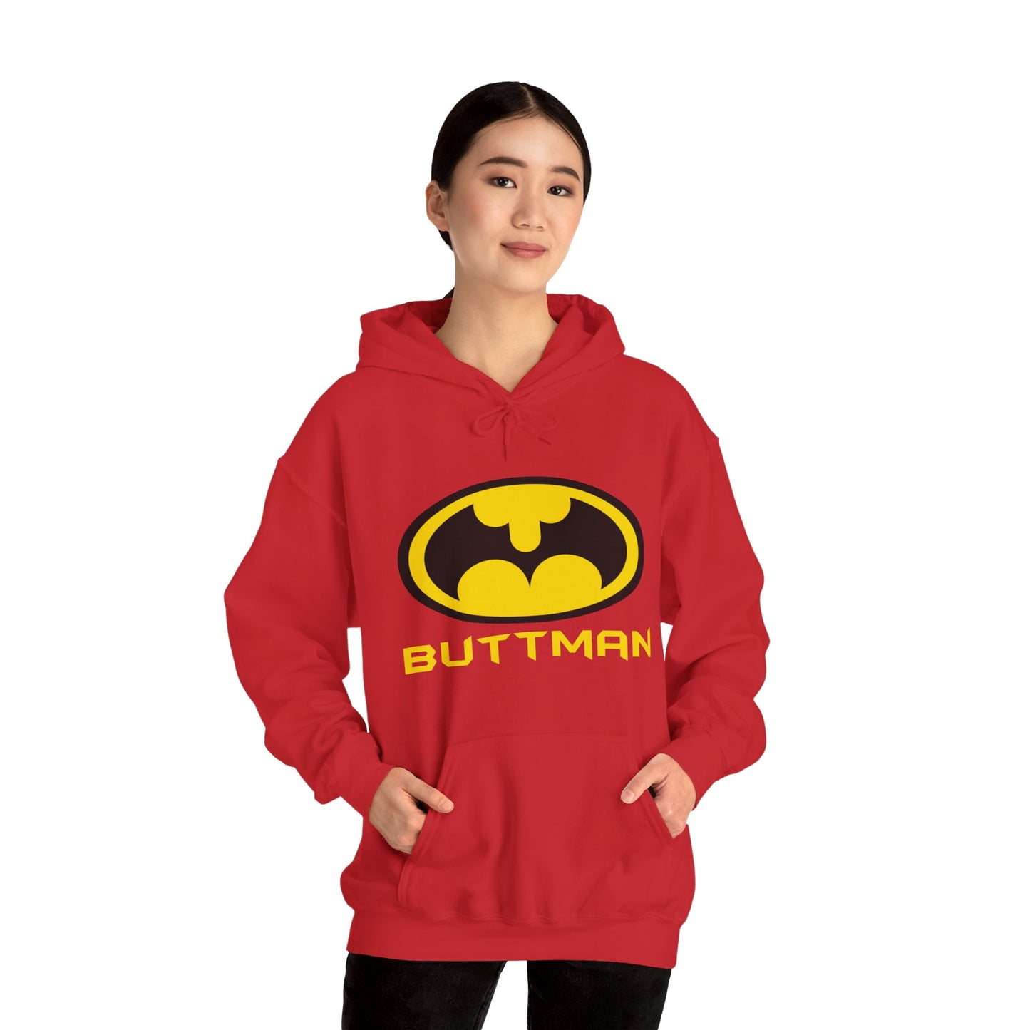 Butt Man - Funny Unisex Heavy Blend Hoodie
