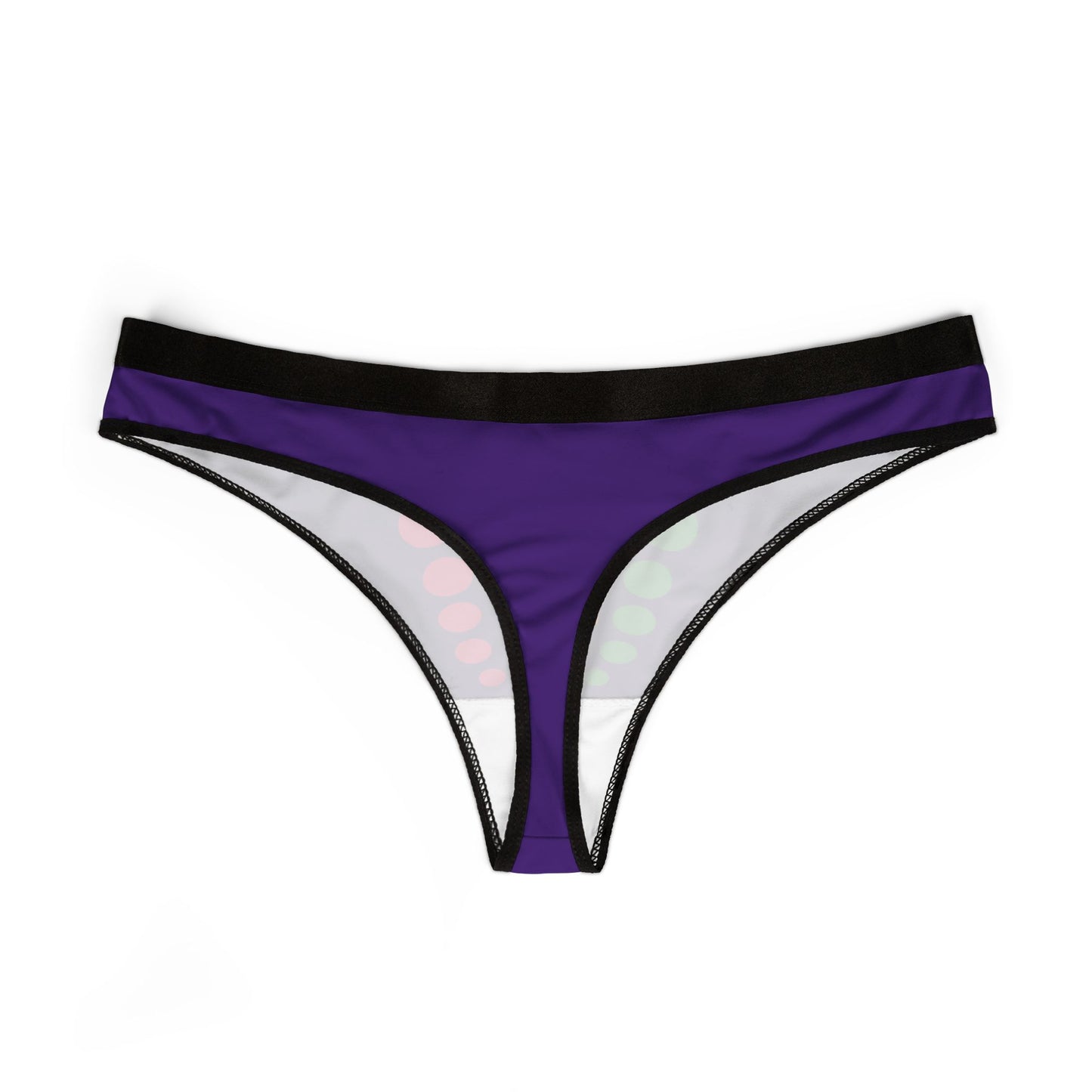 Tongue Twister - Purple - Women's Thongs (AOP)
