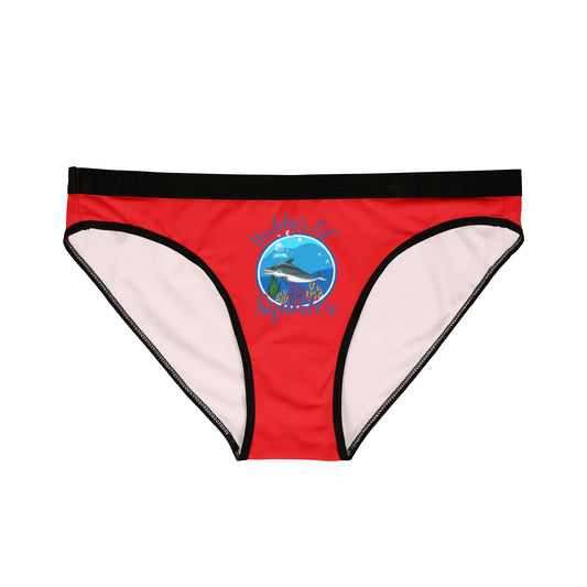 Daddy's Lil' Squirter - Red - Women's Underwear (AOP)