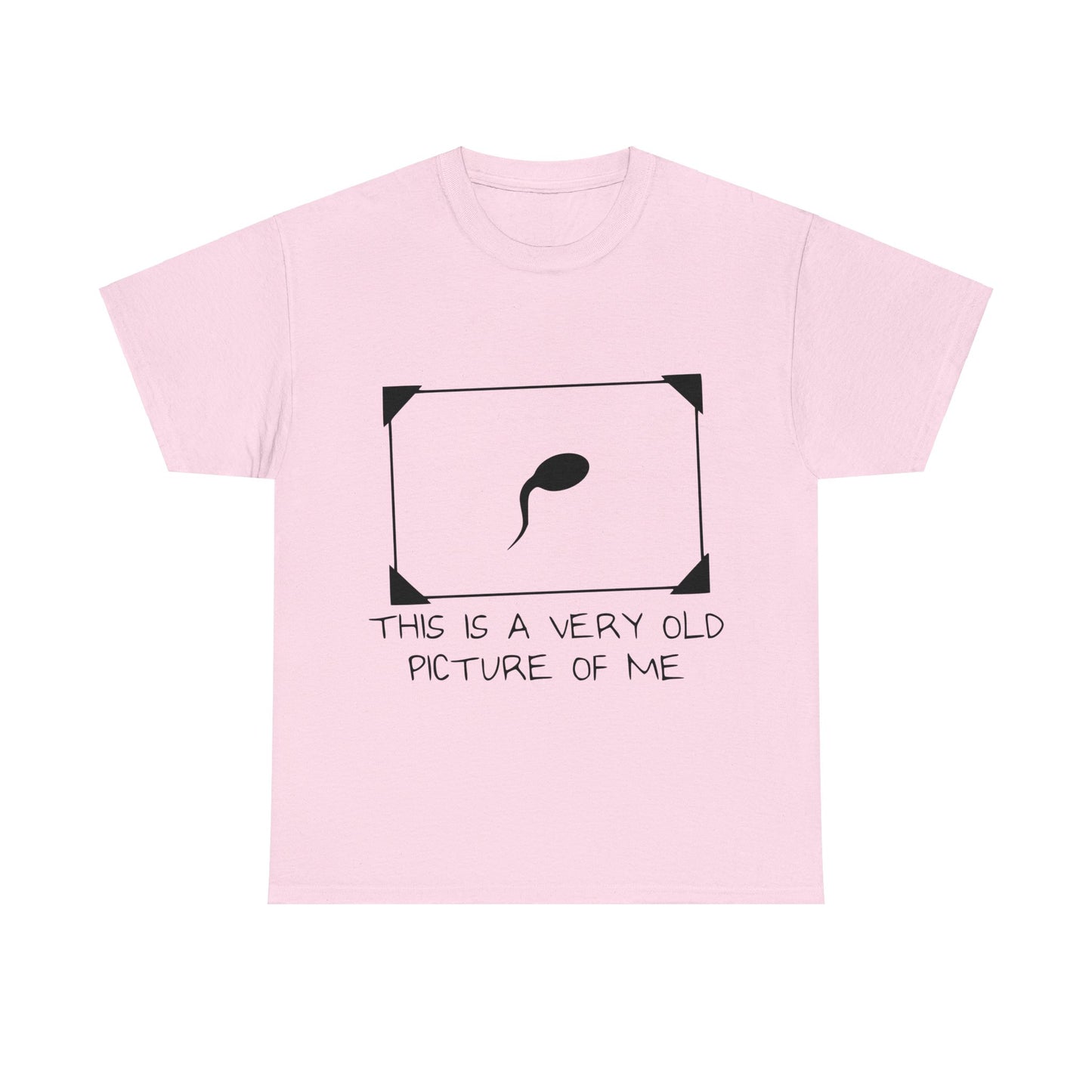 This Is A Very Old Picture Of Me - Funny Unisex Heavy Cotton Tee