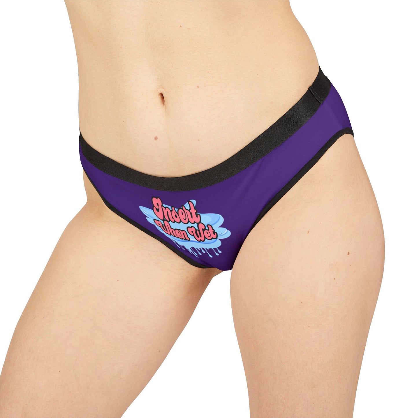 Insert When Wet - Purple - Women's Underwear (AOP)