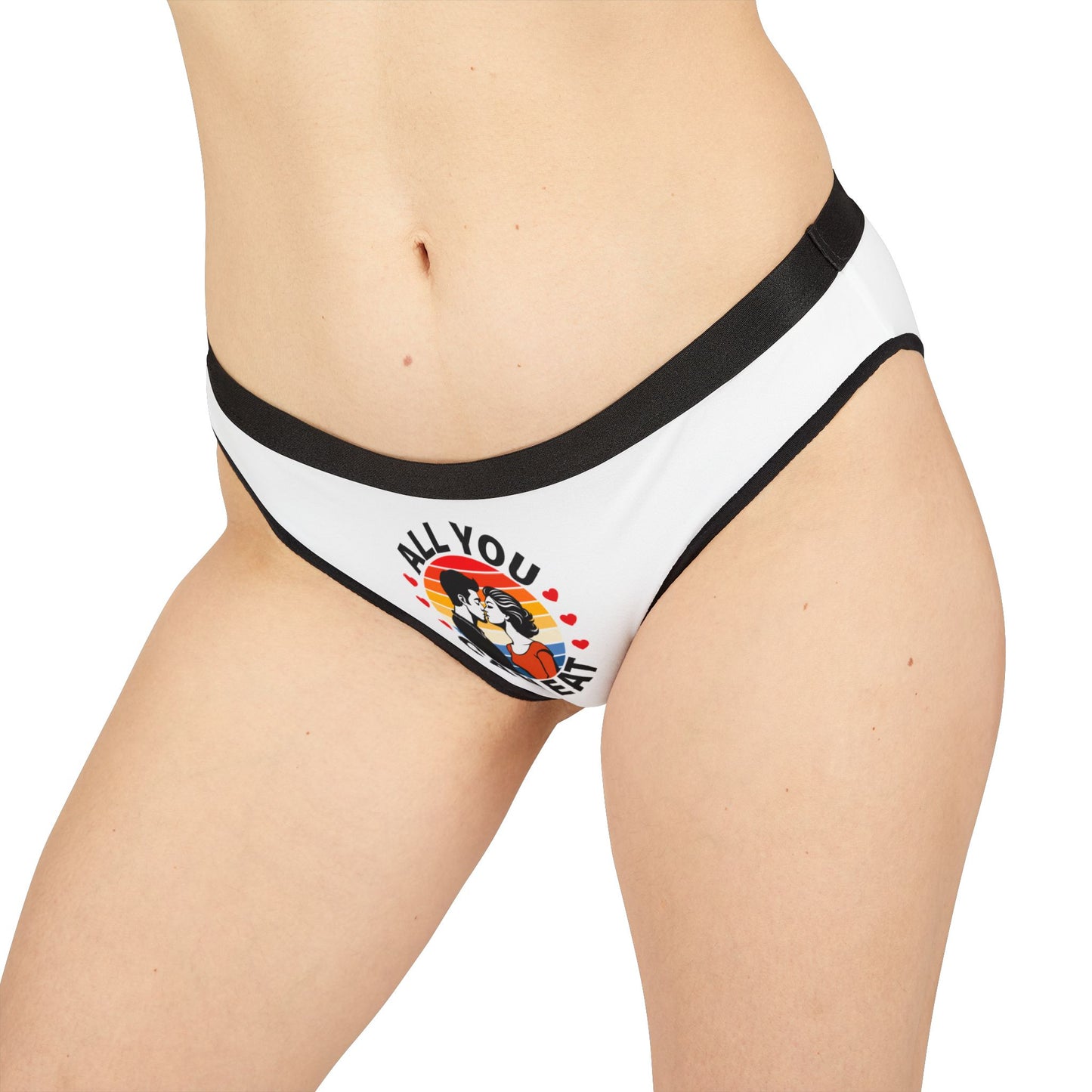 All You Can Eat - White - Women's Underwear (AOP)