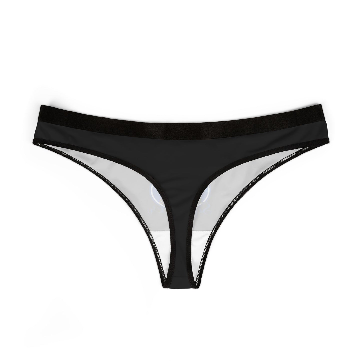 Daddy's Lil' Squirter - Black - Women's Thongs (AOP)