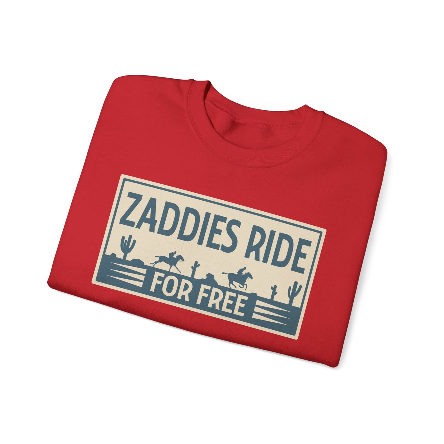 Zaddies Ride For Free - Unisex Heavy Blend™ Crewneck Sweatshirt