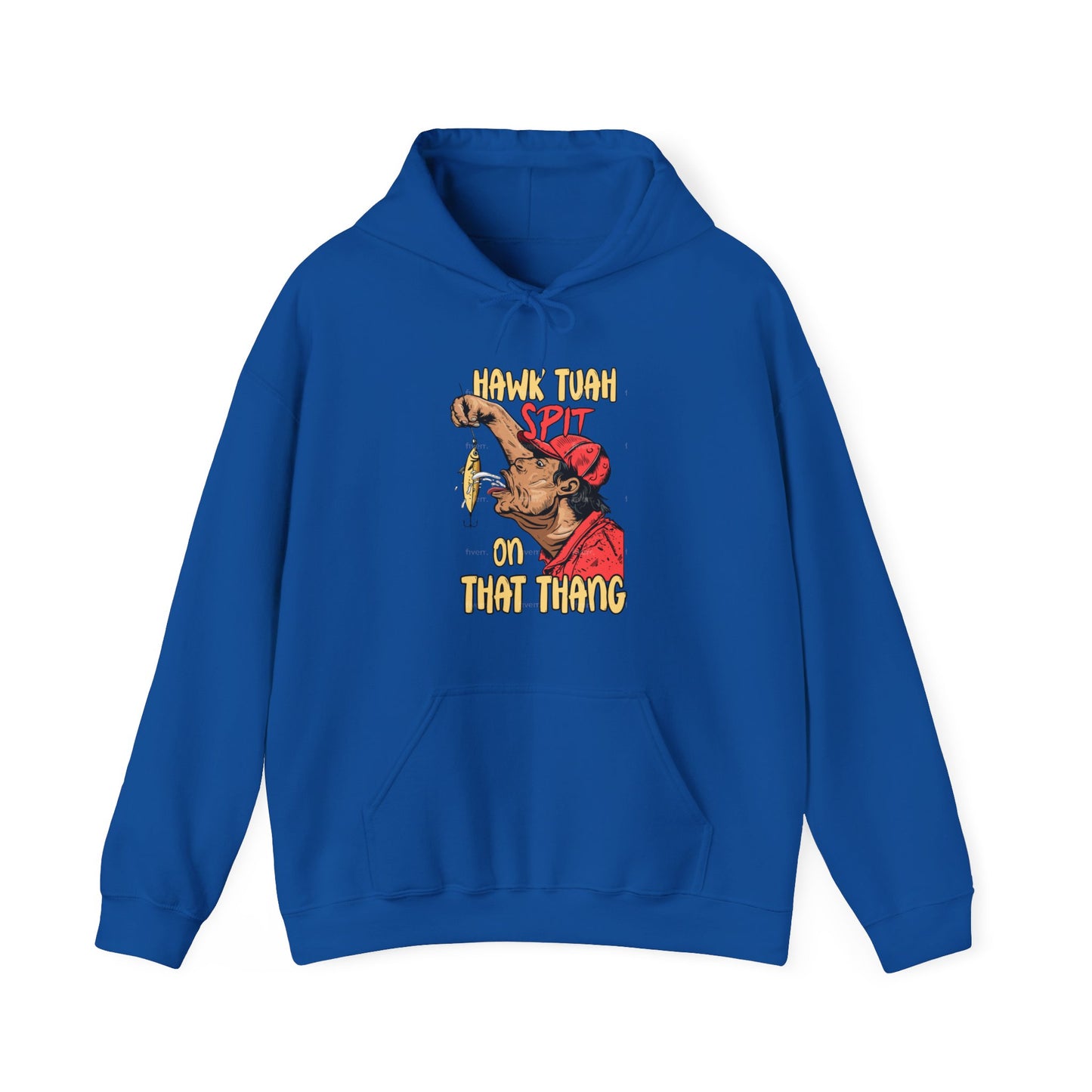 Hawk Tuah Spit On That Thang - Guy Spitting on Lure - Unisex Heavy Blend Hoodie