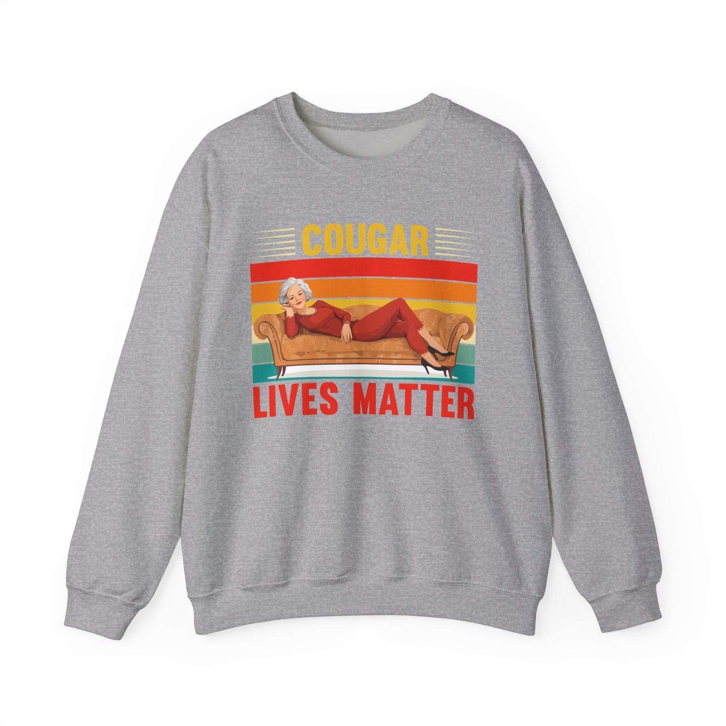 Cougar Lives Matter - Unisex Heavy Blend™ Crewneck Sweatshirt