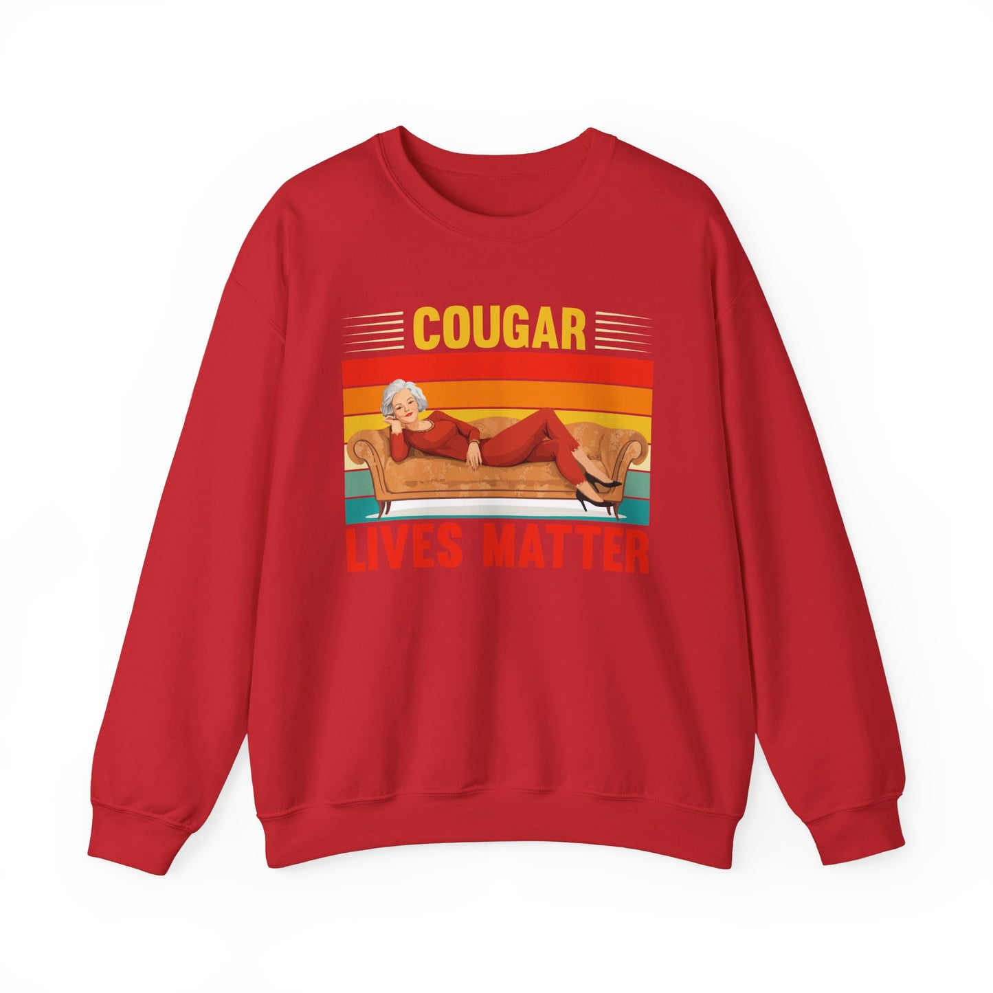 Cougar Lives Matter - Unisex Heavy Blend™ Crewneck Sweatshirt