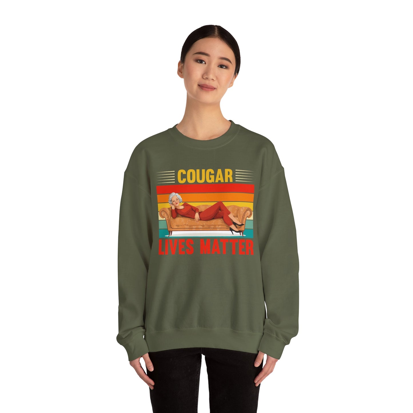 Cougar Lives Matter - Unisex Heavy Blend™ Crewneck Sweatshirt