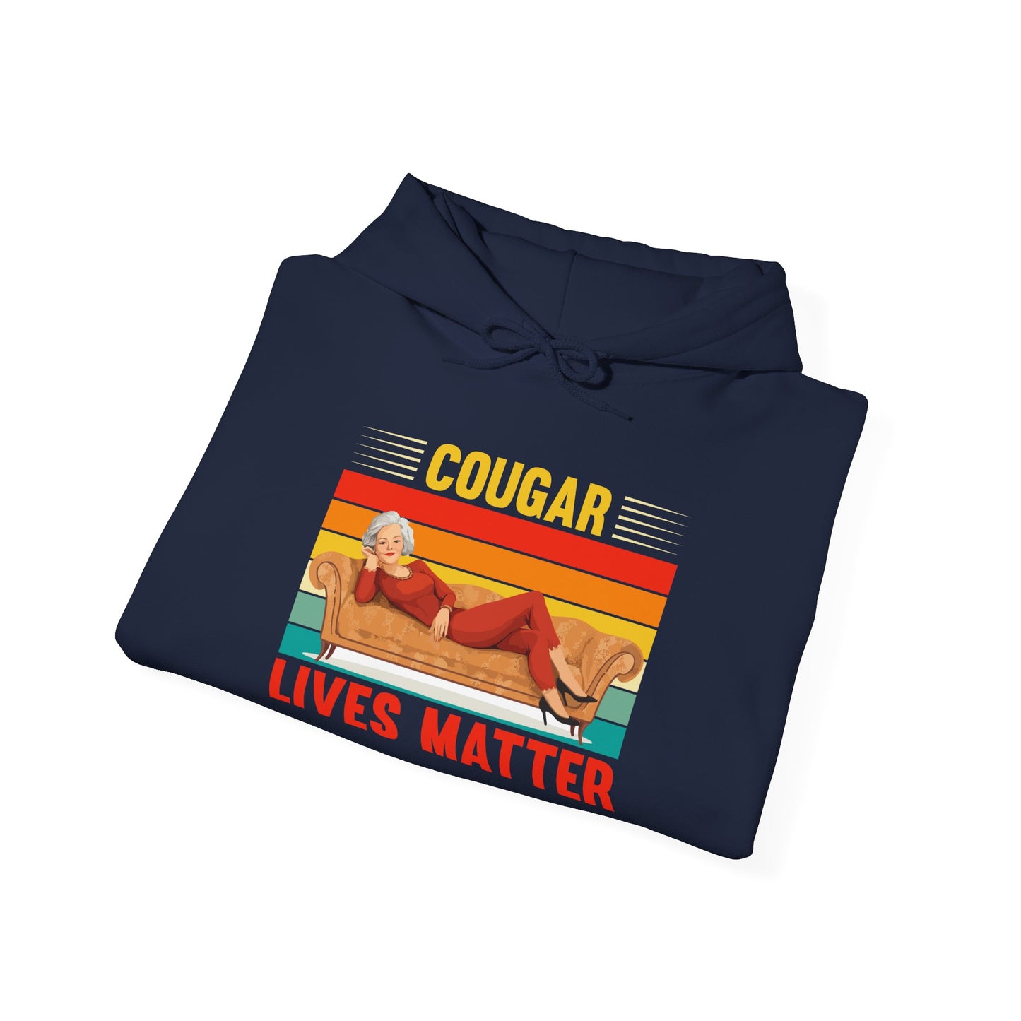 Cougar Lives Matter - Unisex Heavy Blend™ Hooded Sweatshirt