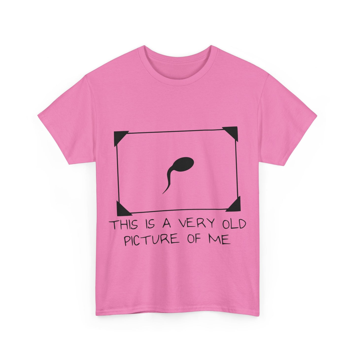 This Is A Very Old Picture Of Me - Funny Unisex Heavy Cotton Tee