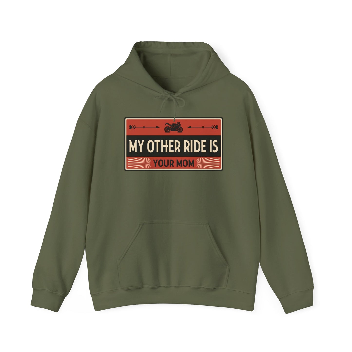 My Other Ride Is Your Mom - Unisex Heavy Blend™ Hooded Sweatshirt