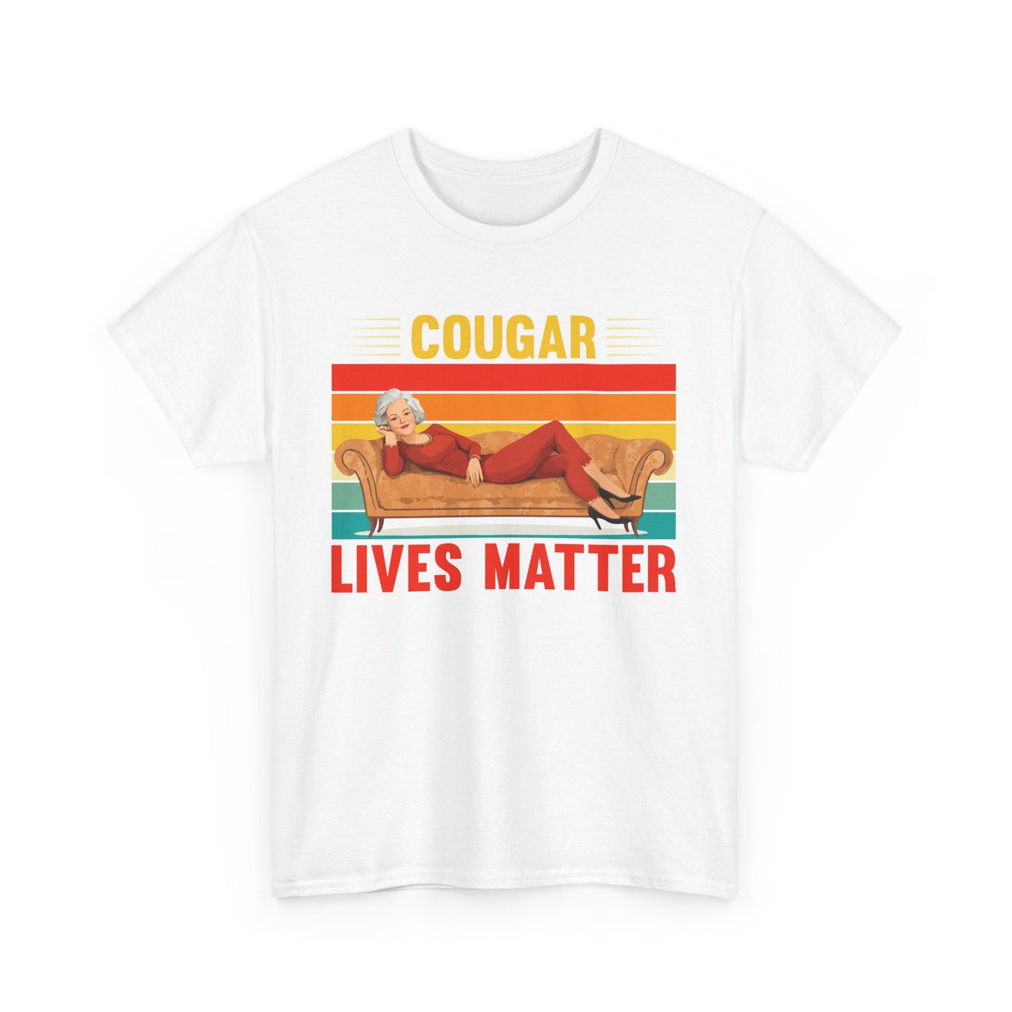 Cougar Lives Matter - Unisex Heavy Cotton Tee