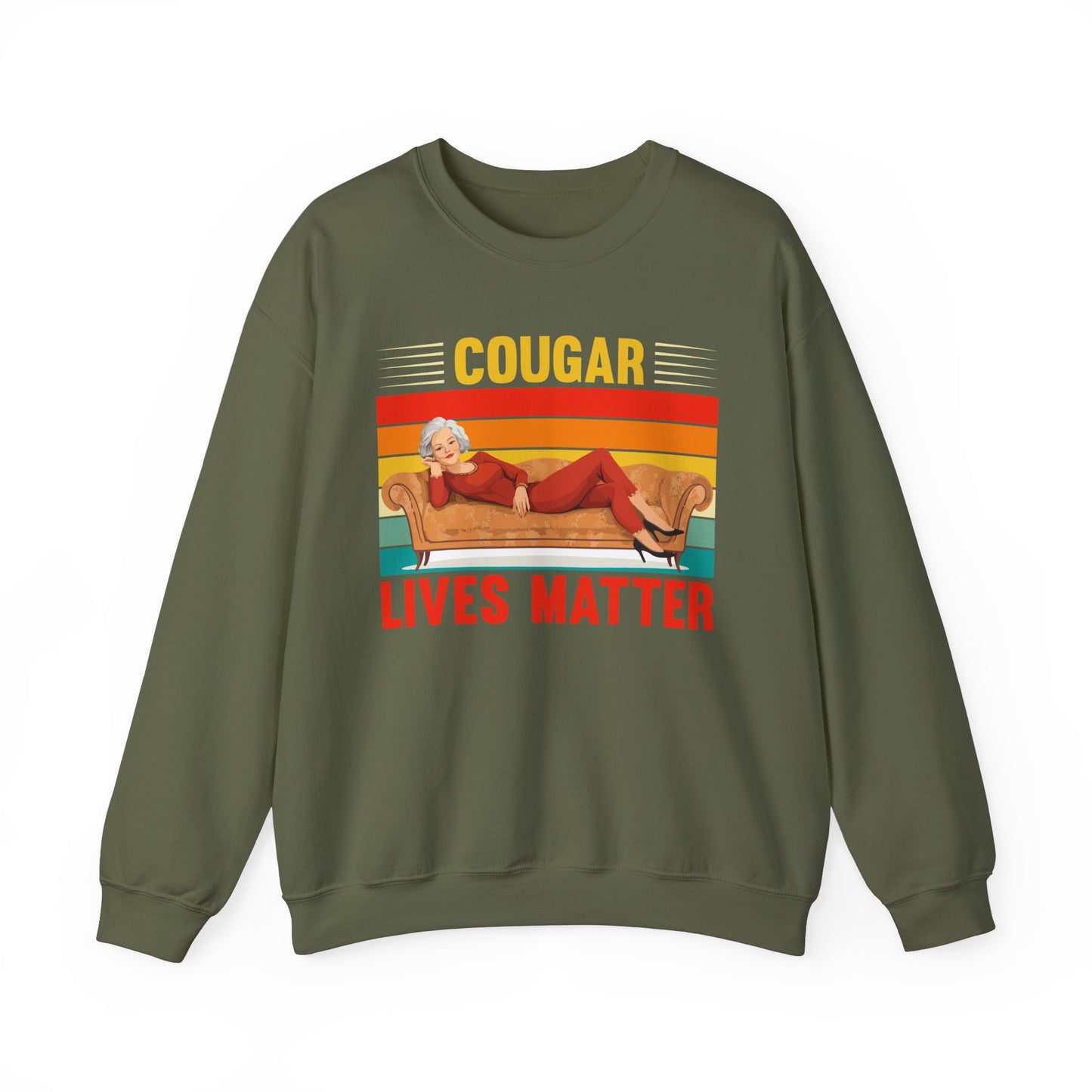 Cougar Lives Matter - Unisex Heavy Blend™ Crewneck Sweatshirt