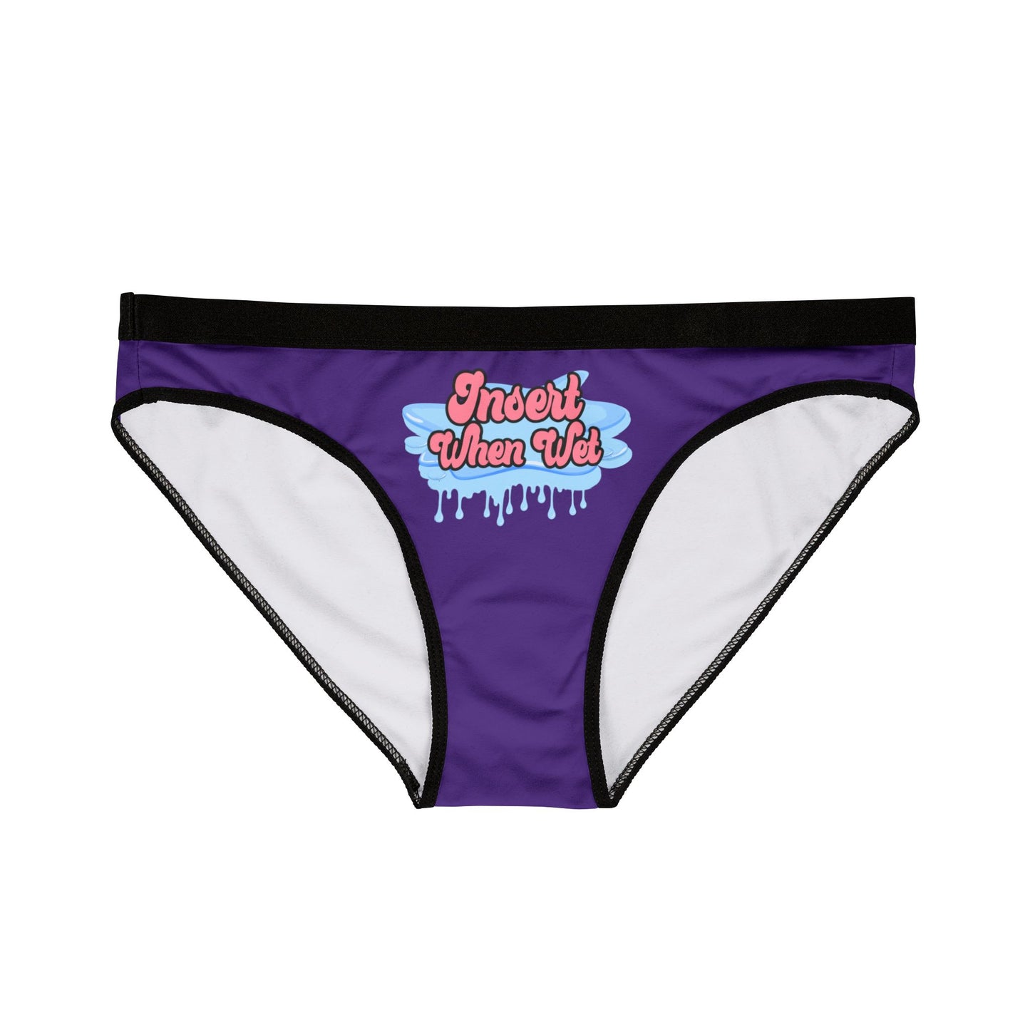 Insert When Wet - Purple - Women's Underwear (AOP)