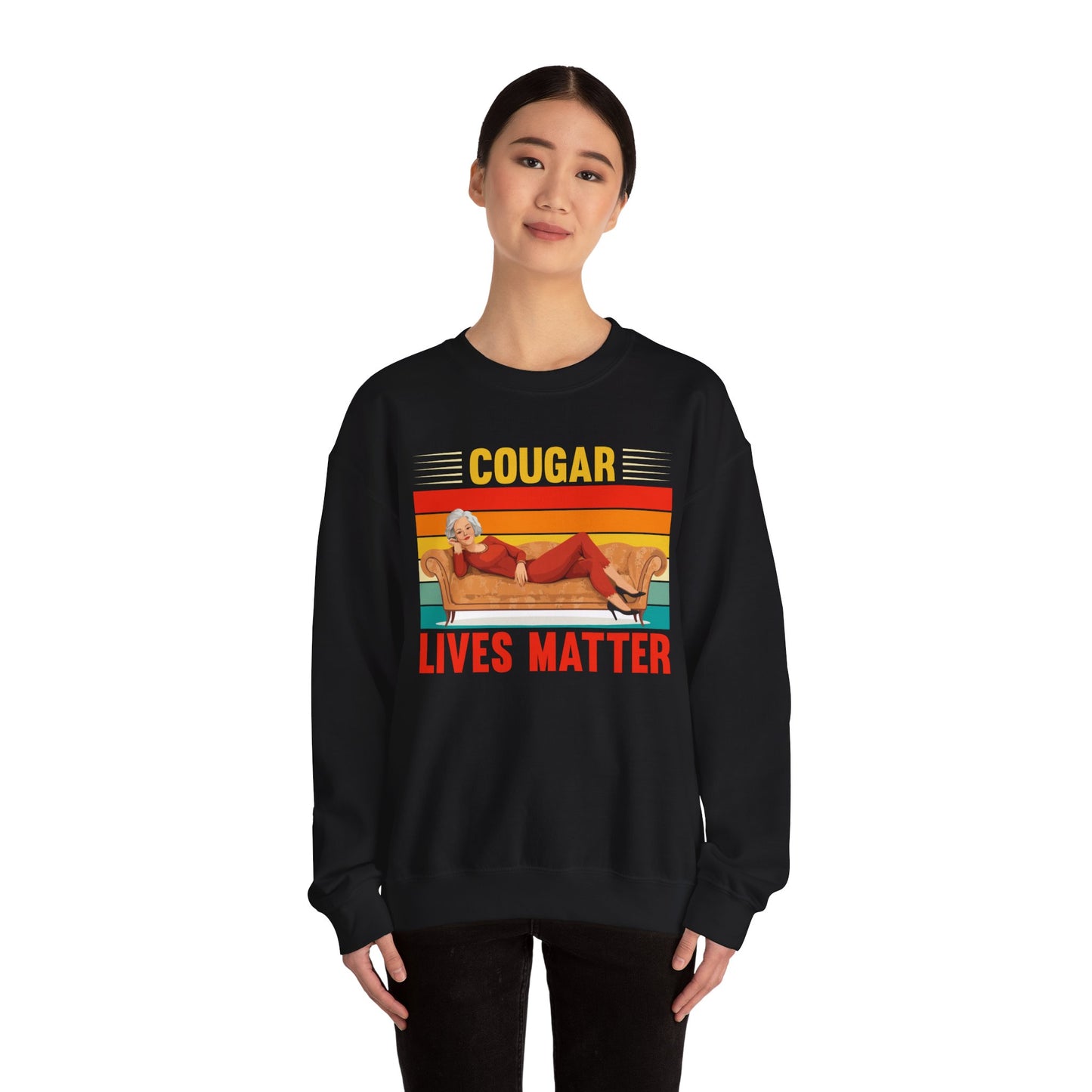 Cougar Lives Matter - Unisex Heavy Blend™ Crewneck Sweatshirt