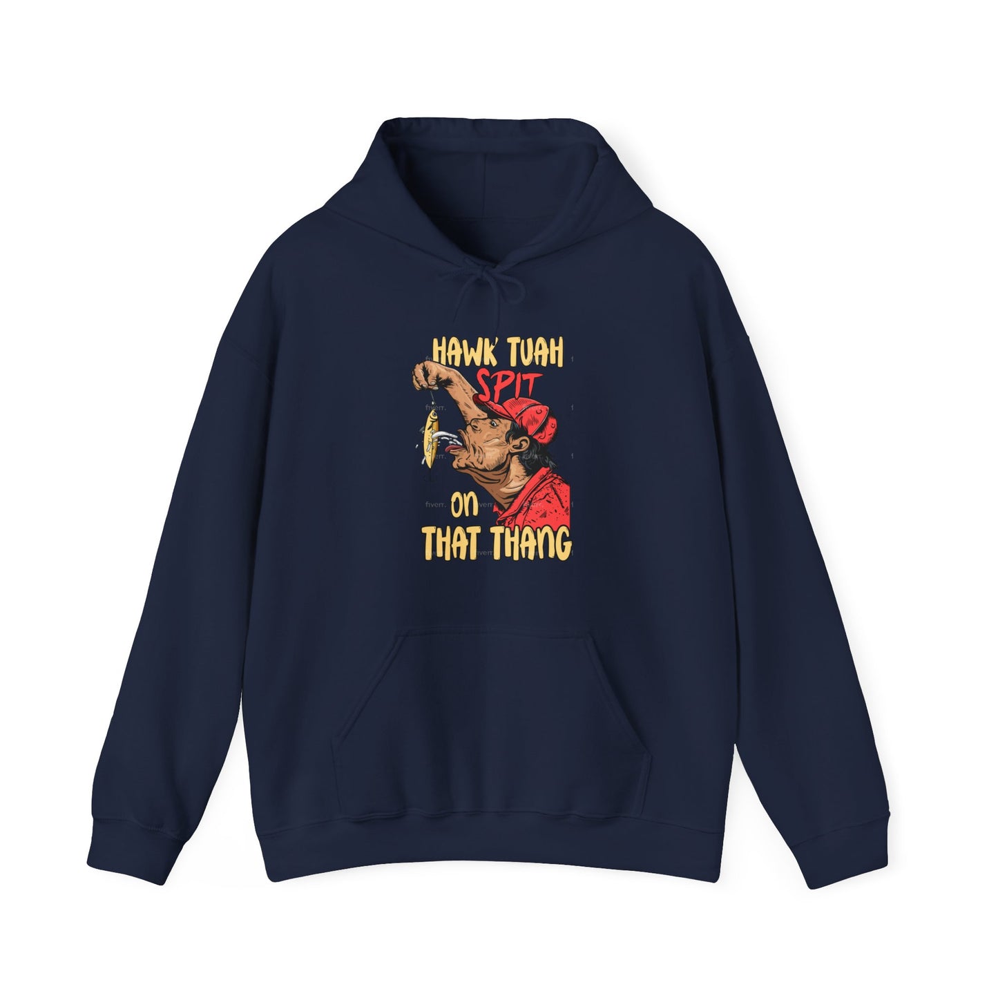 Hawk Tuah Spit On That Thang - Guy Spitting on Lure - Unisex Heavy Blend Hoodie