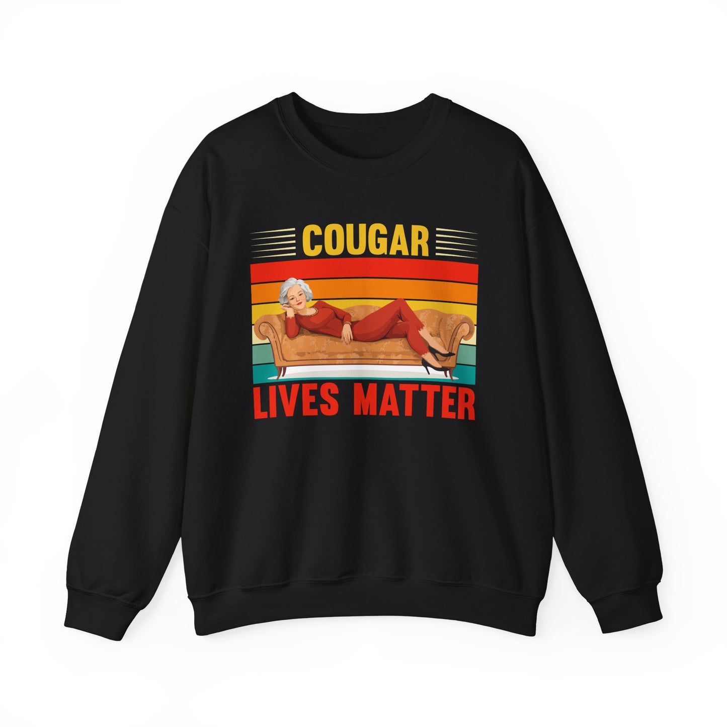 Cougar Lives Matter - Unisex Heavy Blend™ Crewneck Sweatshirt