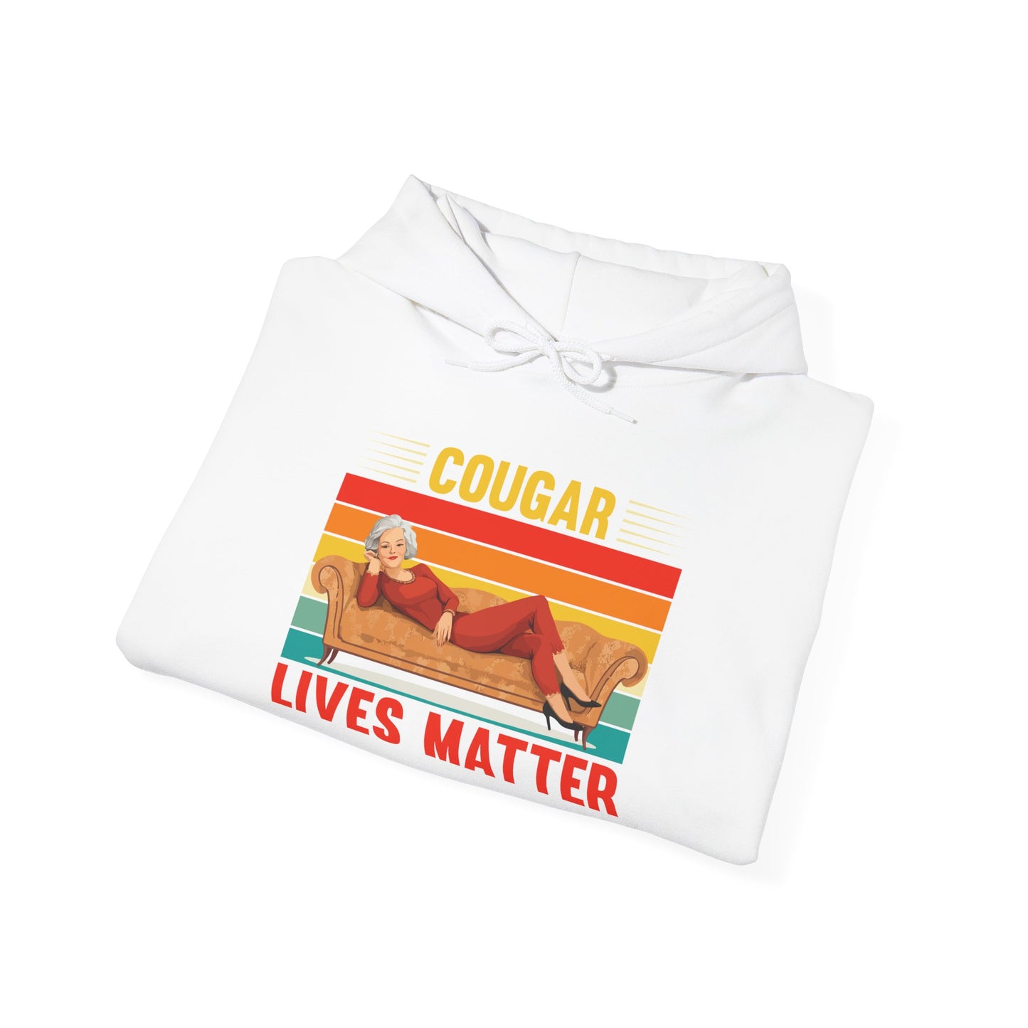 Cougar Lives Matter - Unisex Heavy Blend™ Hooded Sweatshirt