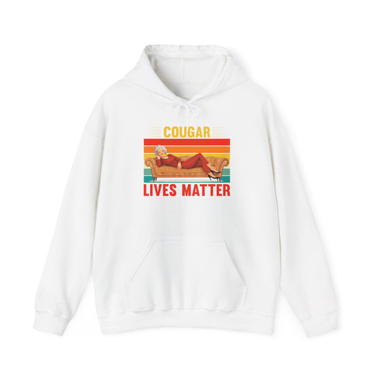 Cougar Lives Matter - Unisex Heavy Blend™ Hooded Sweatshirt