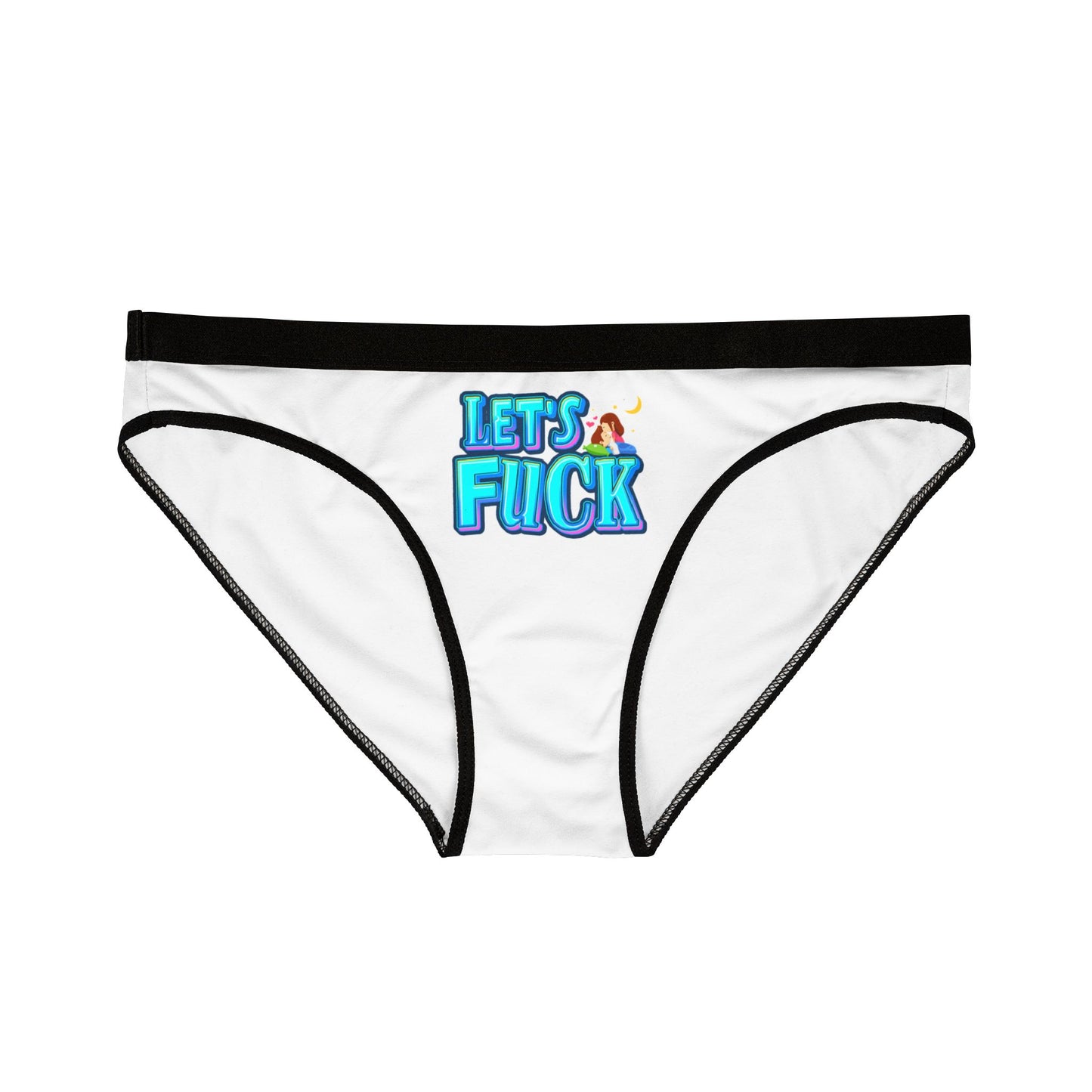 Let's Fuck - White - Women's Underwear (AOP)