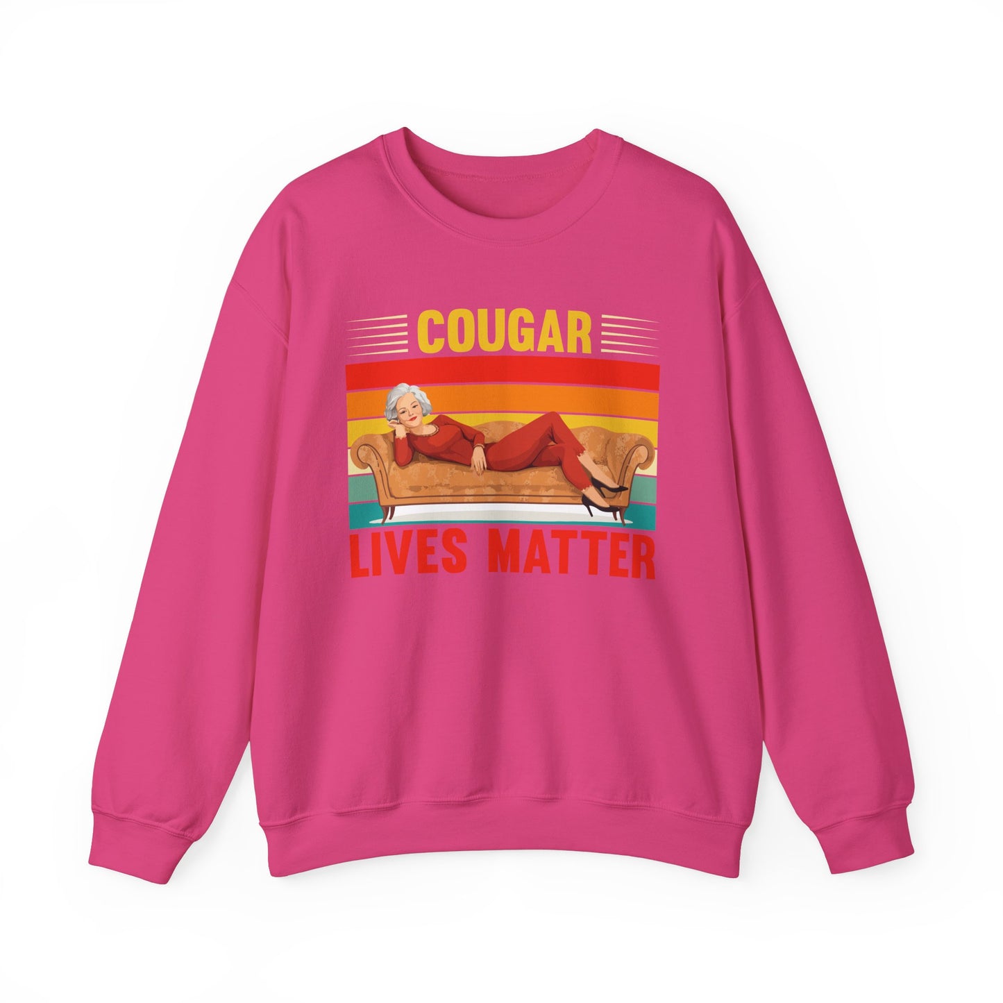 Cougar Lives Matter - Unisex Heavy Blend™ Crewneck Sweatshirt