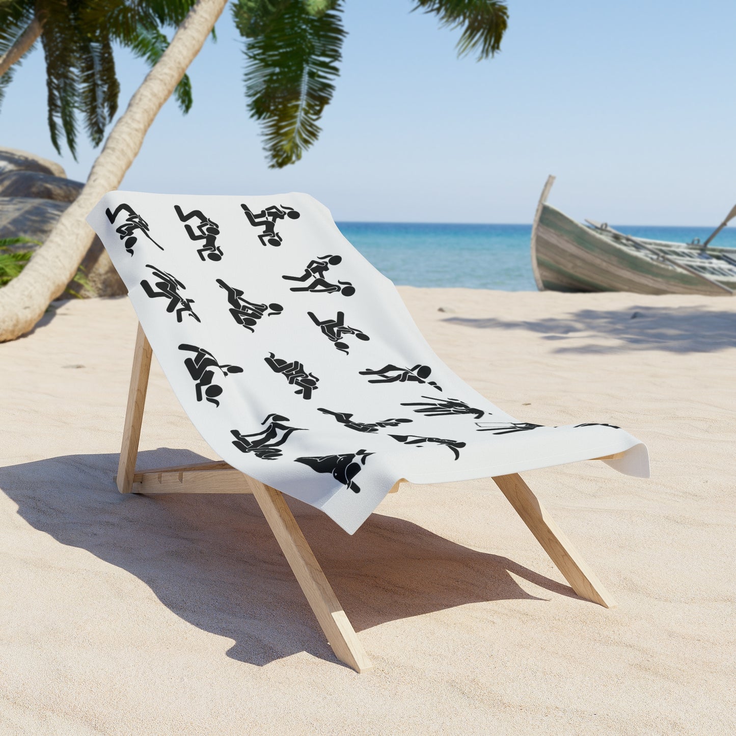 Lesbian Naughty Sex Positions - Beach Towel