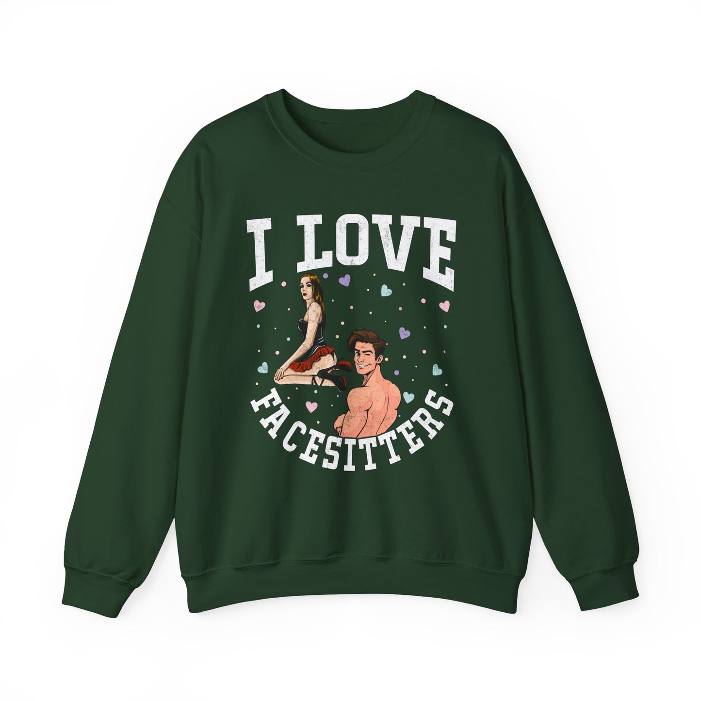 I Love Facesitters - Unisex Heavy Blend™ Crewneck Sweatshirt