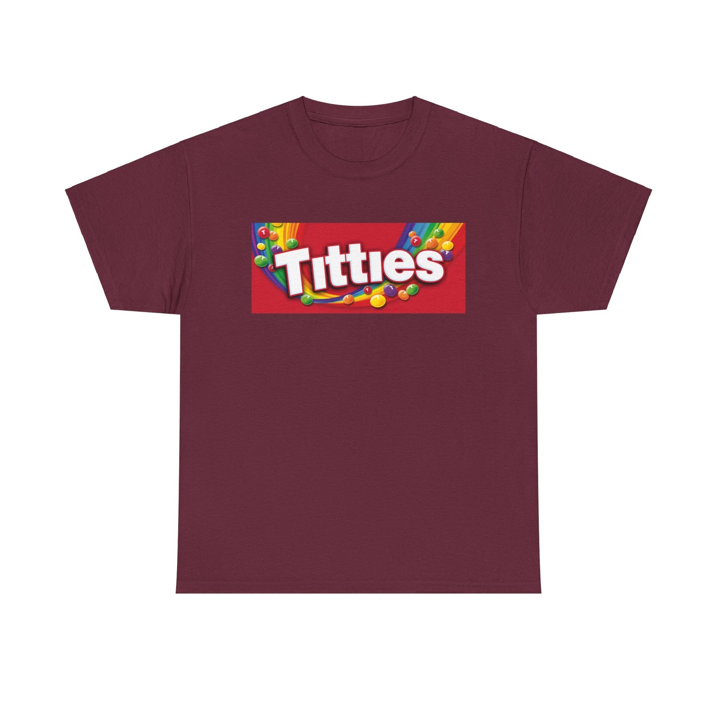 Titties - Funny Unisex Heavy Cotton Tee